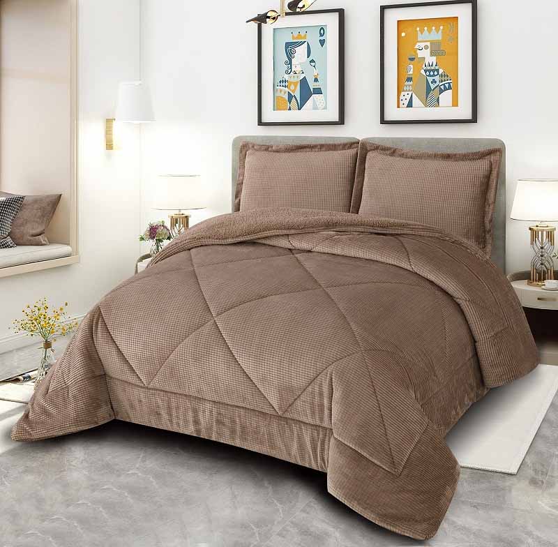 Edredom Nuvem - Castanho