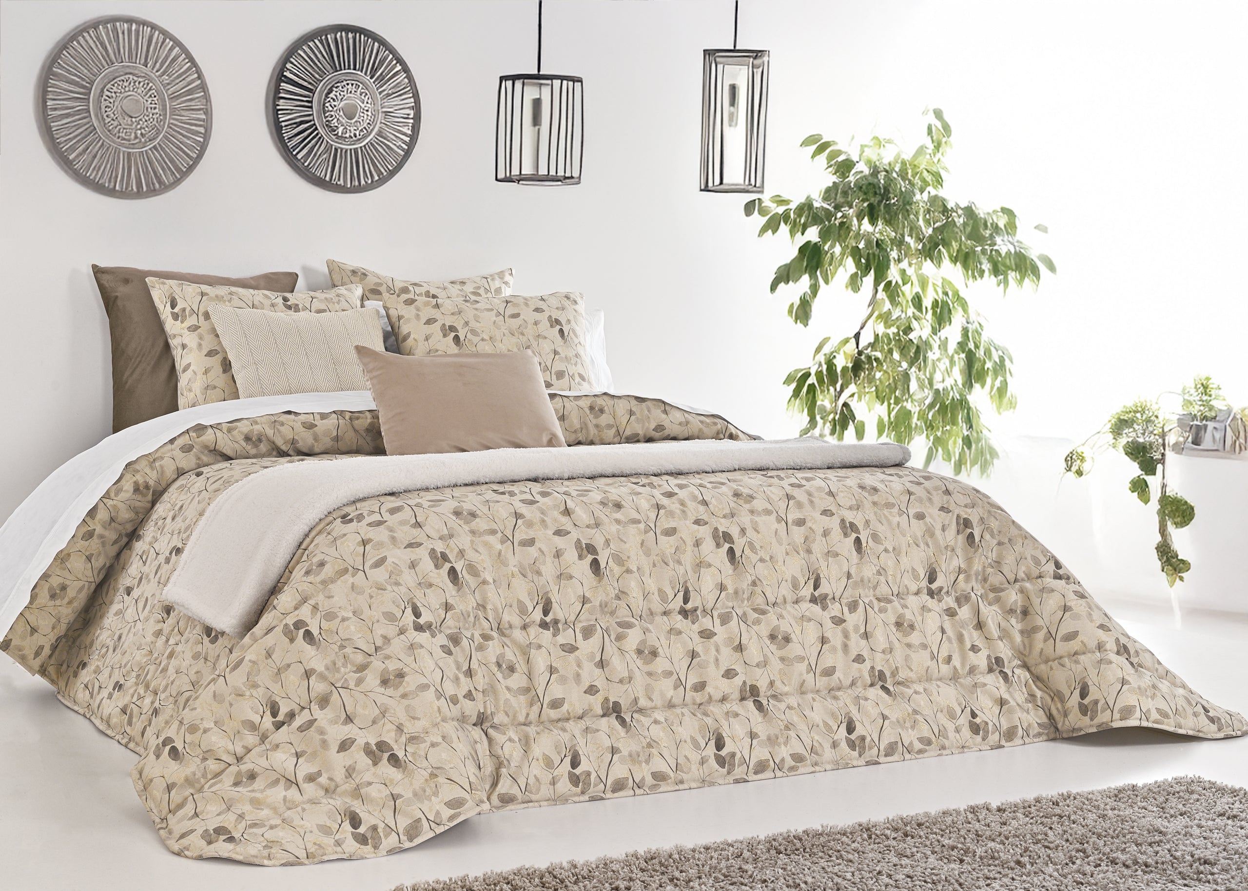 Edredom Sienna - Cinza