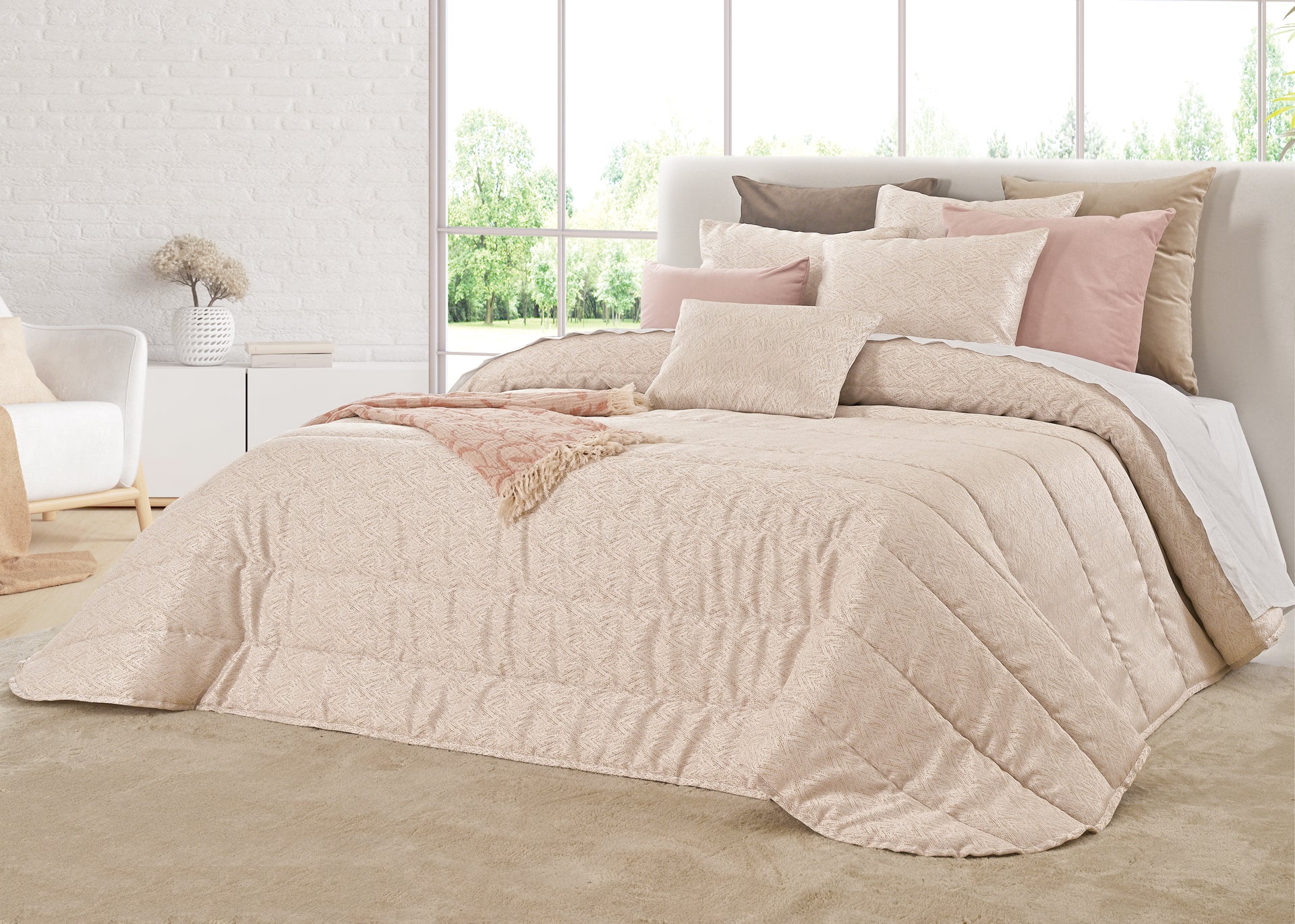 Edredom Bastia - Bege