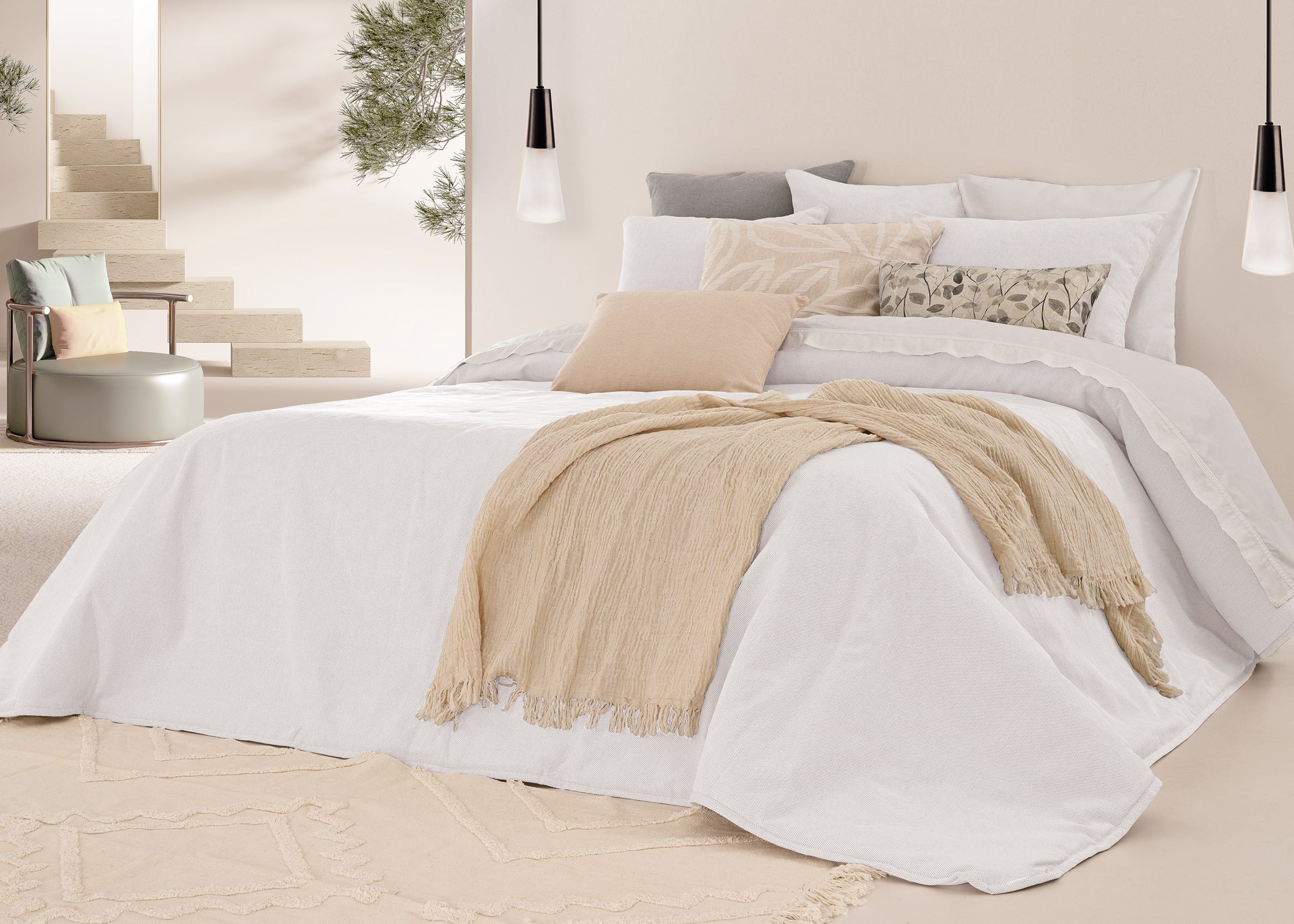 Edredom Asti - Branco