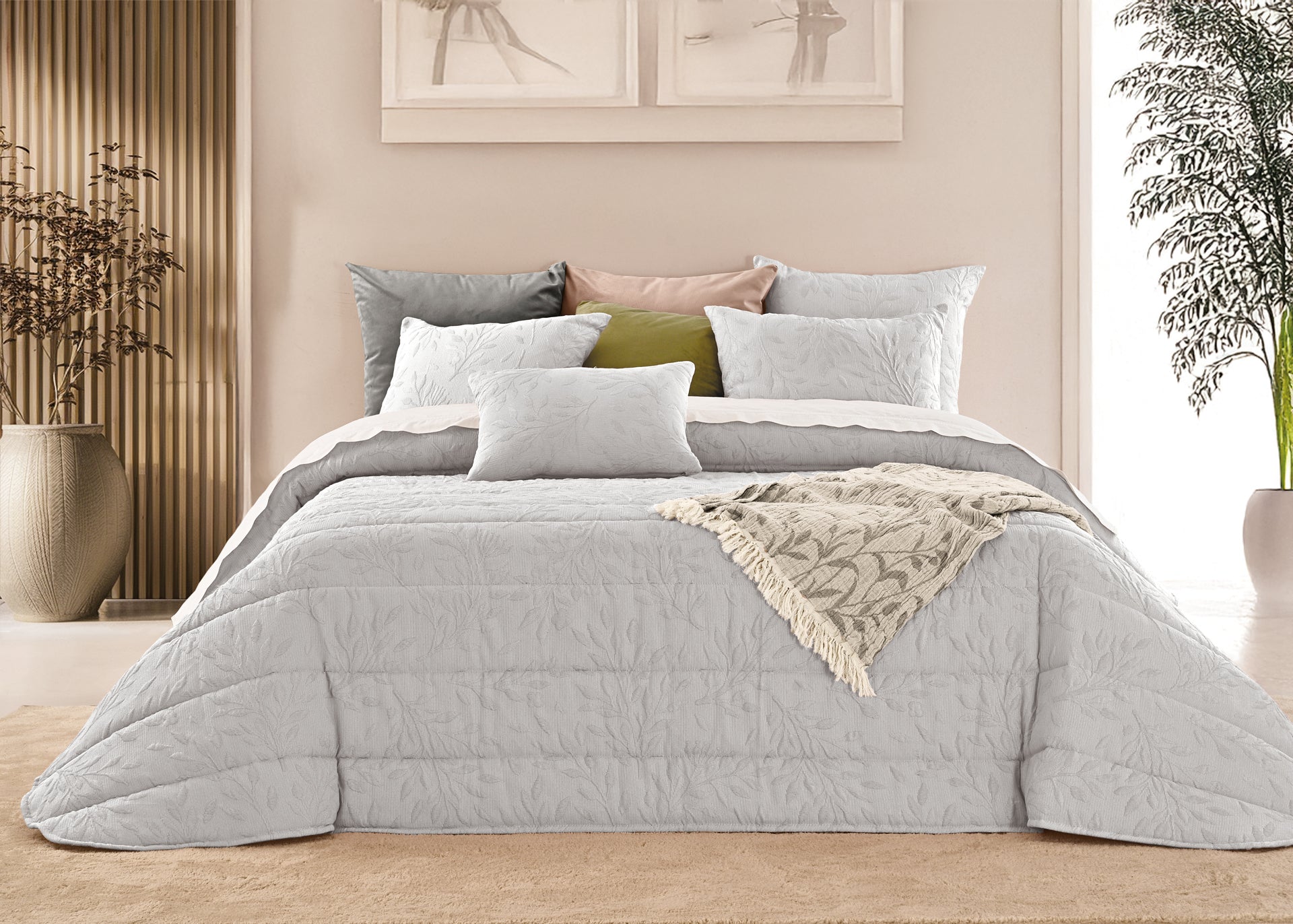 Edredom Amato - Cinza