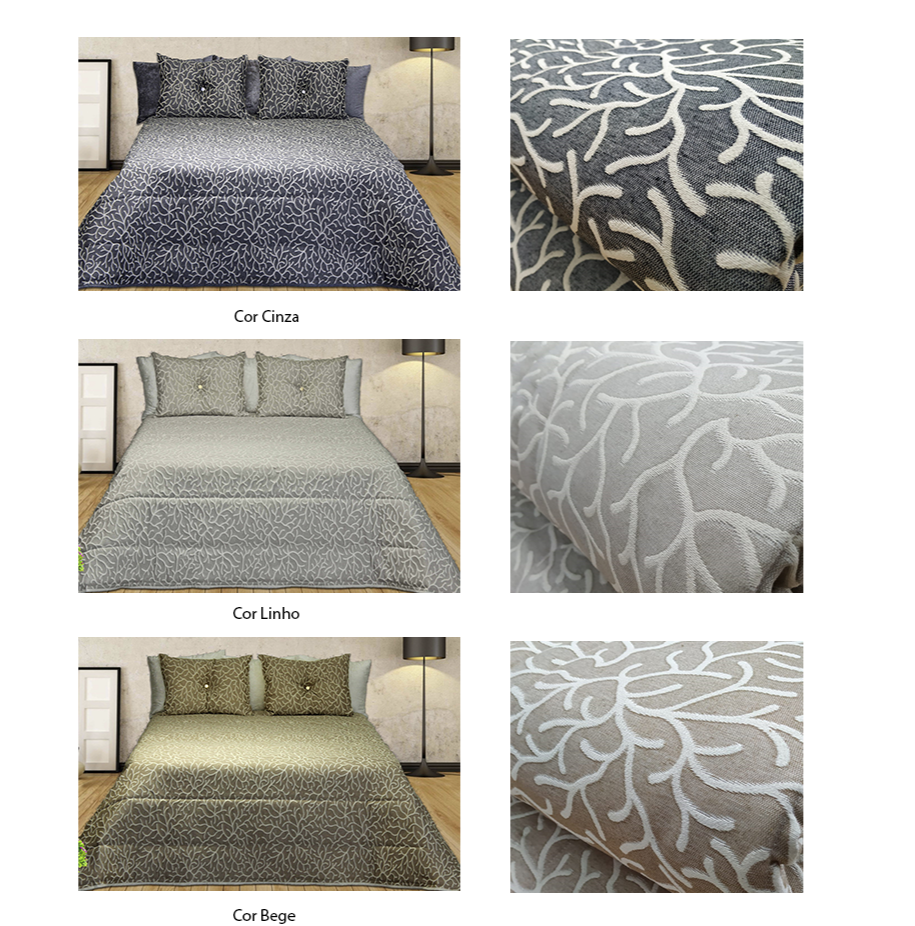 Edredom de Jacquard Coral