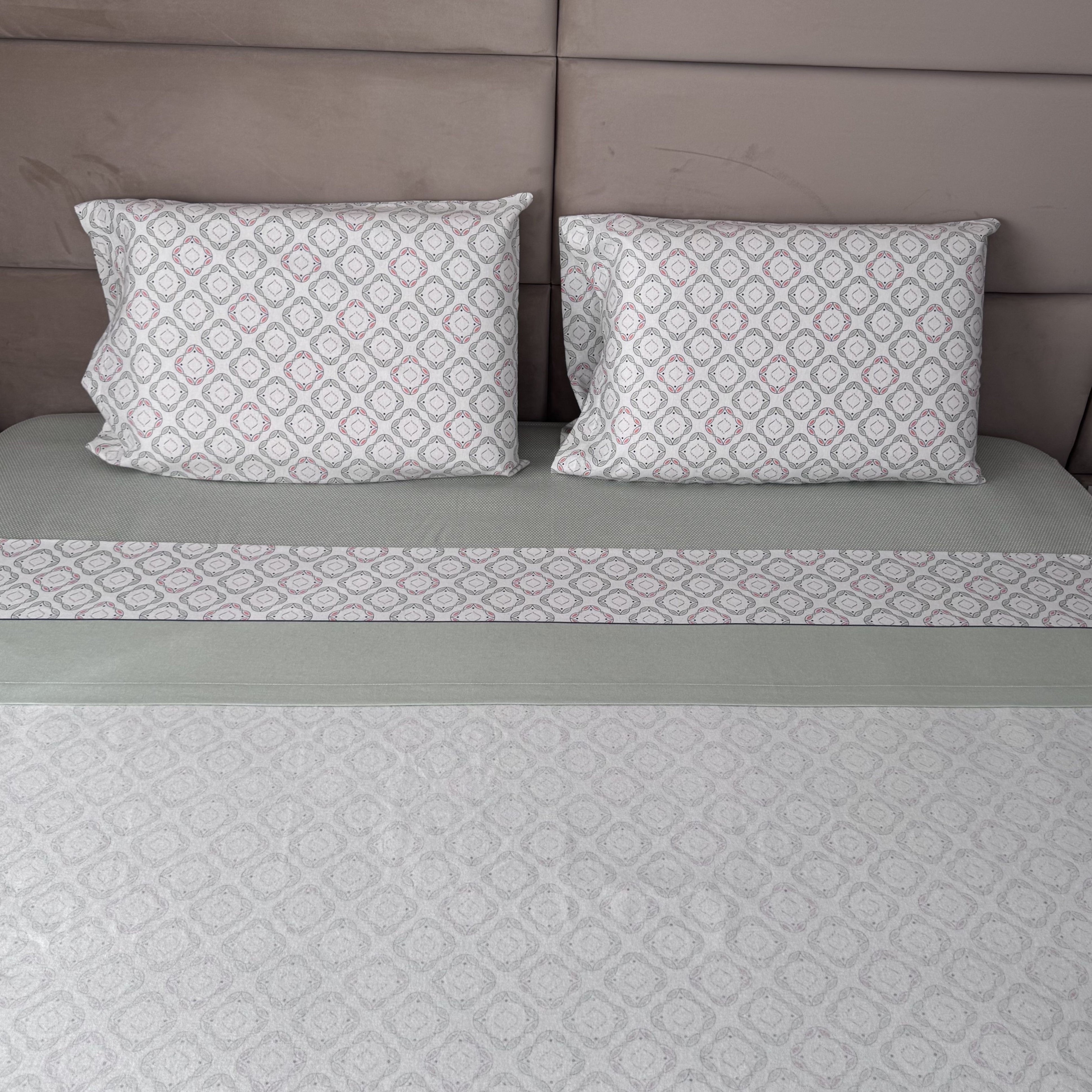Lençóis de Cama Flanela Atlas Verde