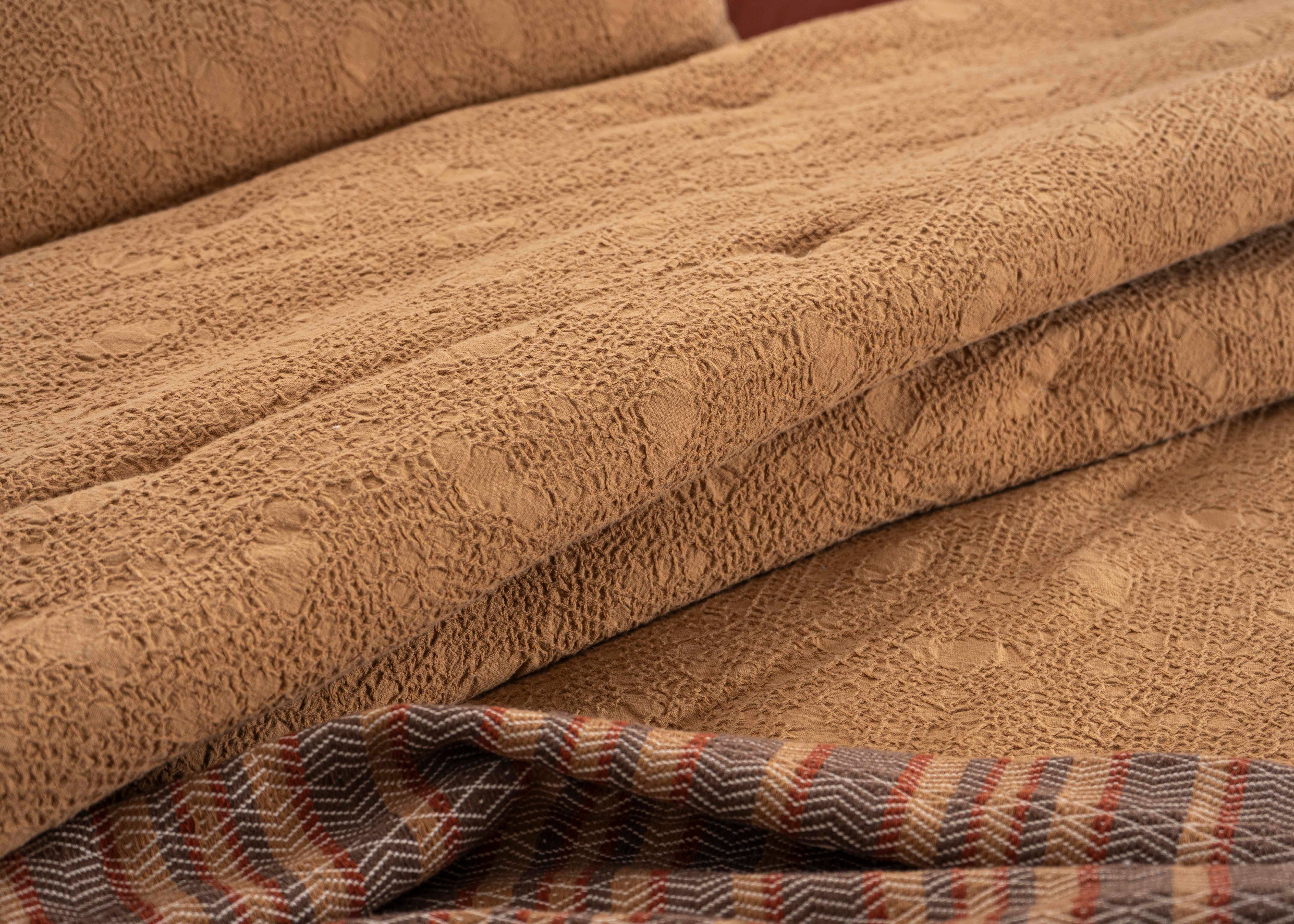 Colcha Jacquard Bruma Camel