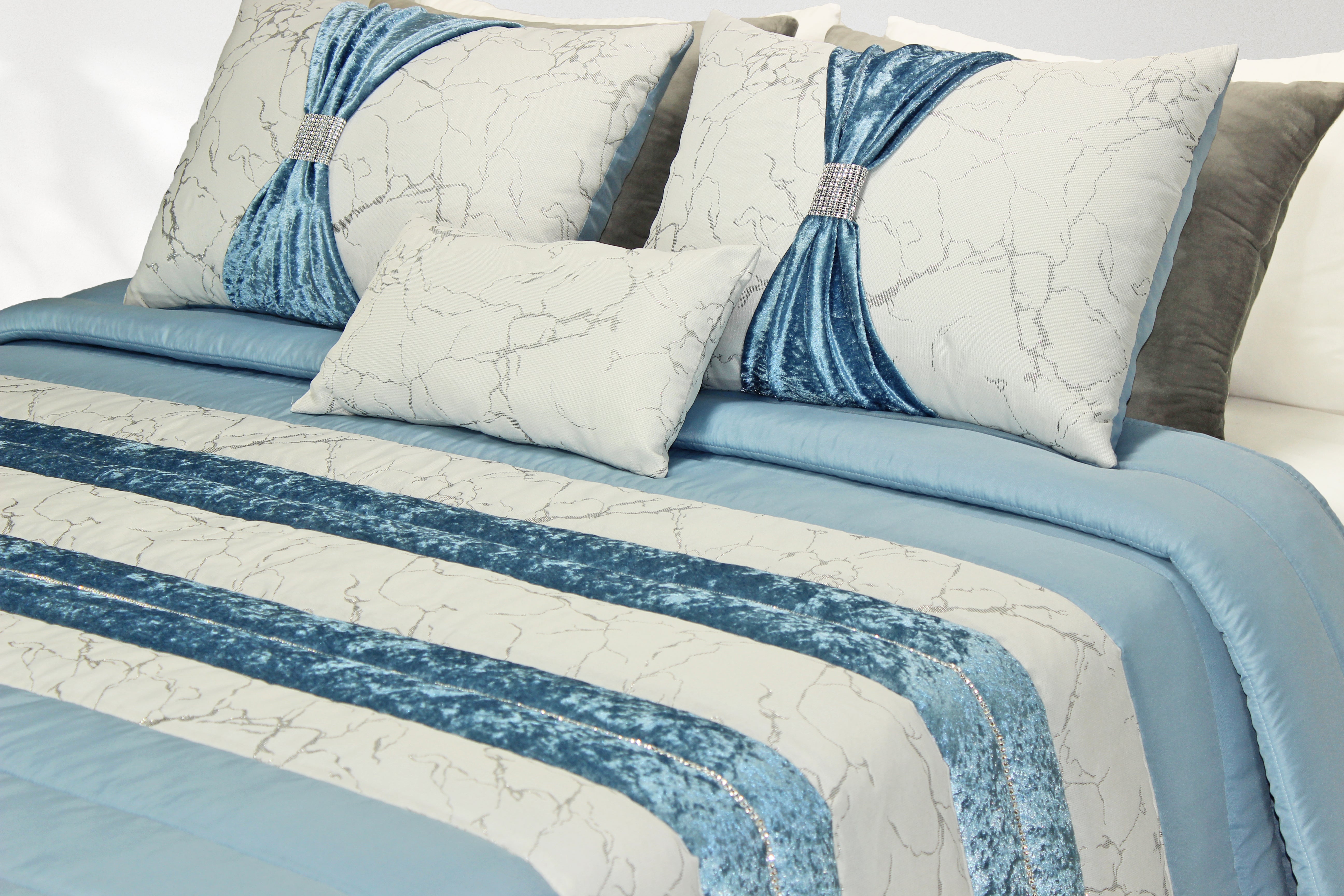 Edredom Murano Azul Celeste