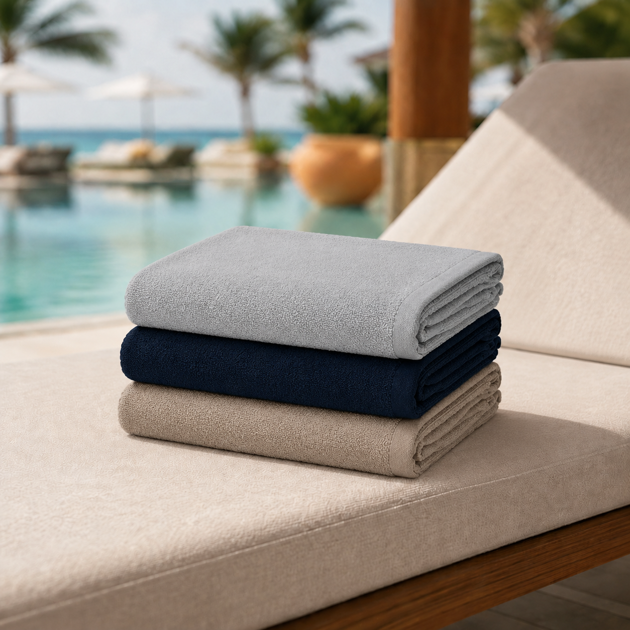 Toalha de Praia Lisa Premium