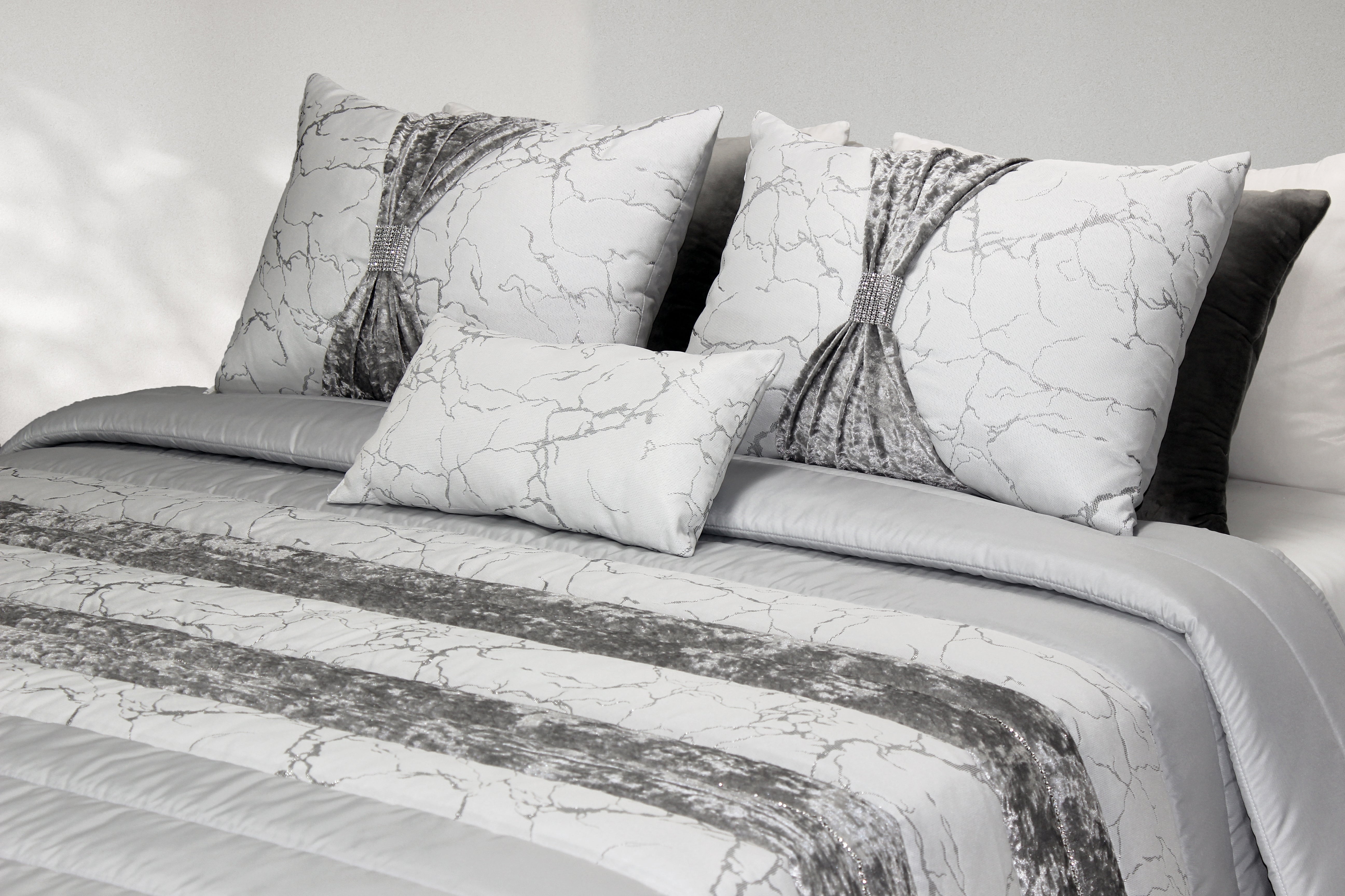 Edredom Murano Cinza