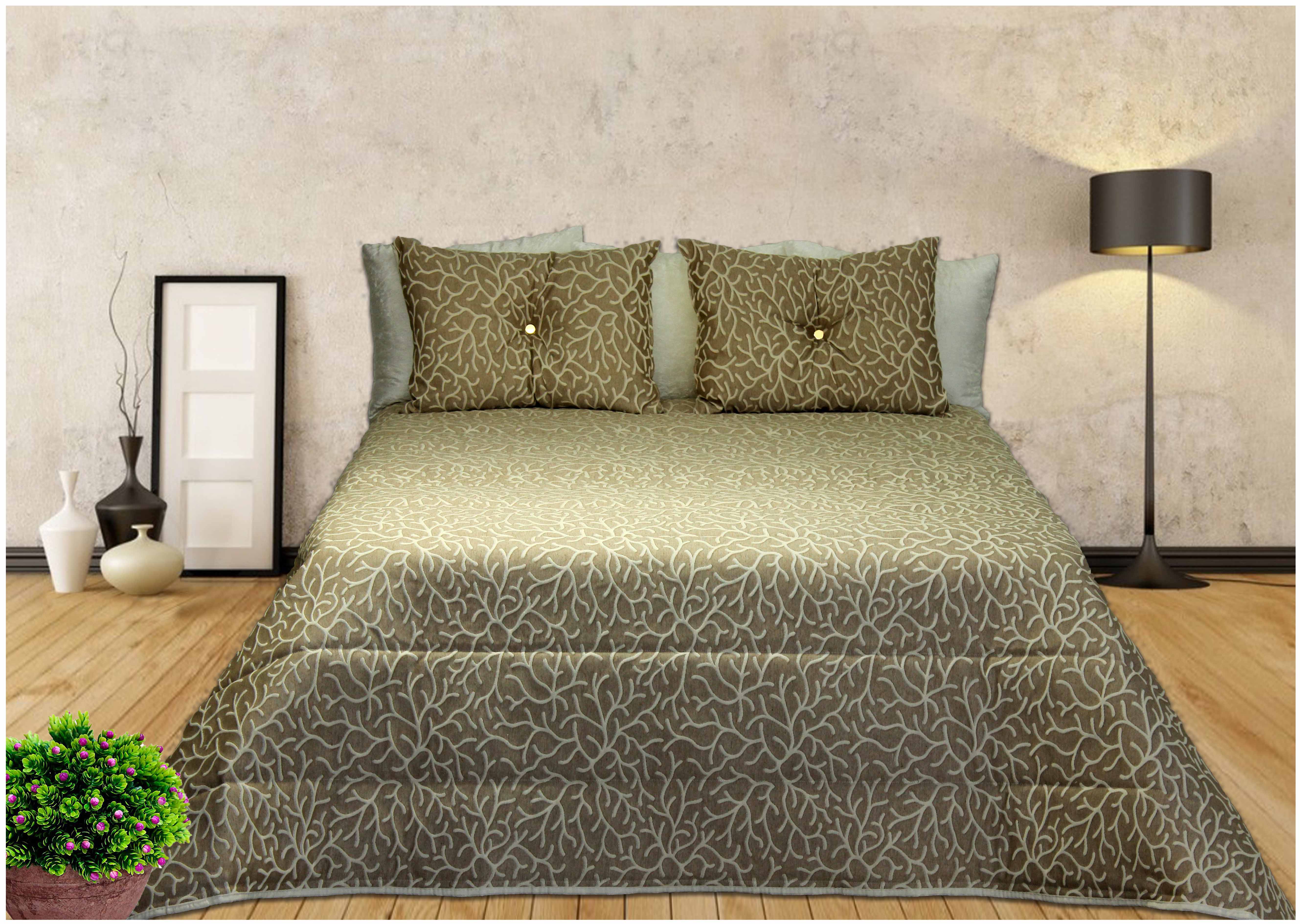 Edredom de Jacquard Coral