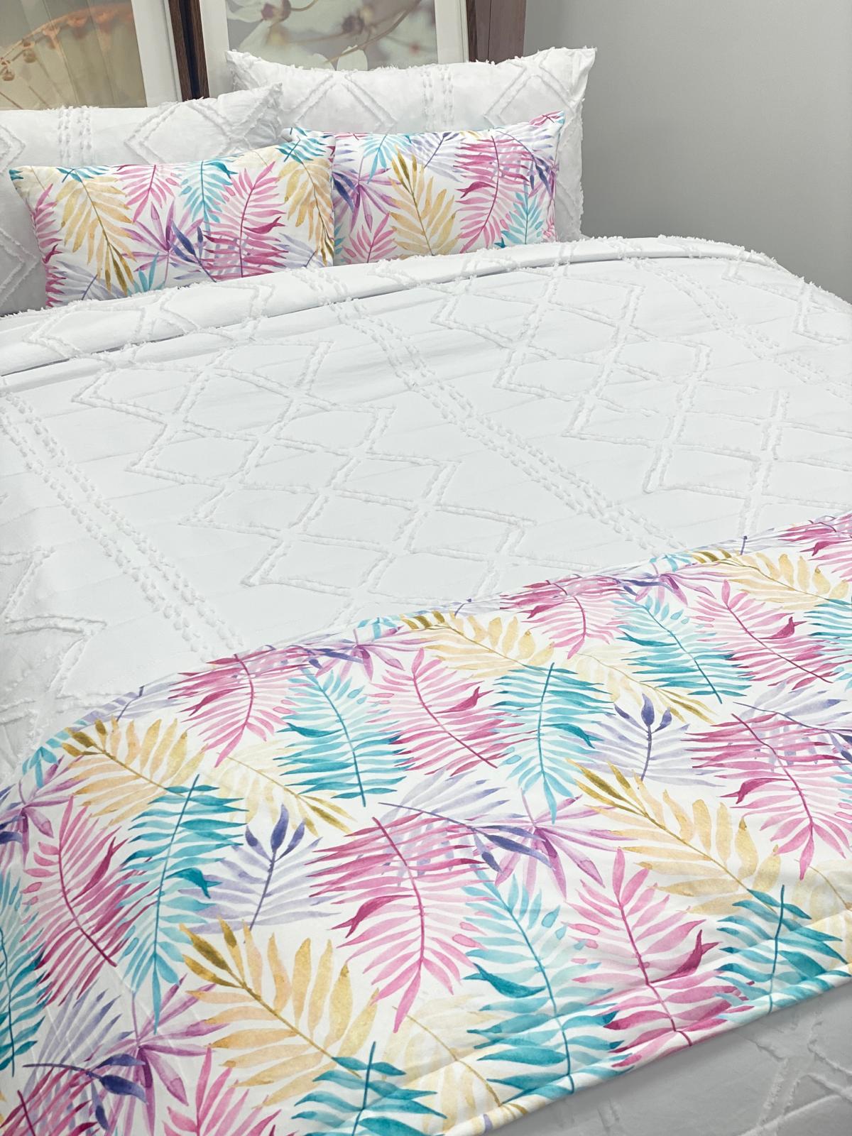 Almofadas/Cobre Pés de Veludo Tropical