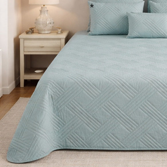 Colcha de Veludo Lux Petróleo