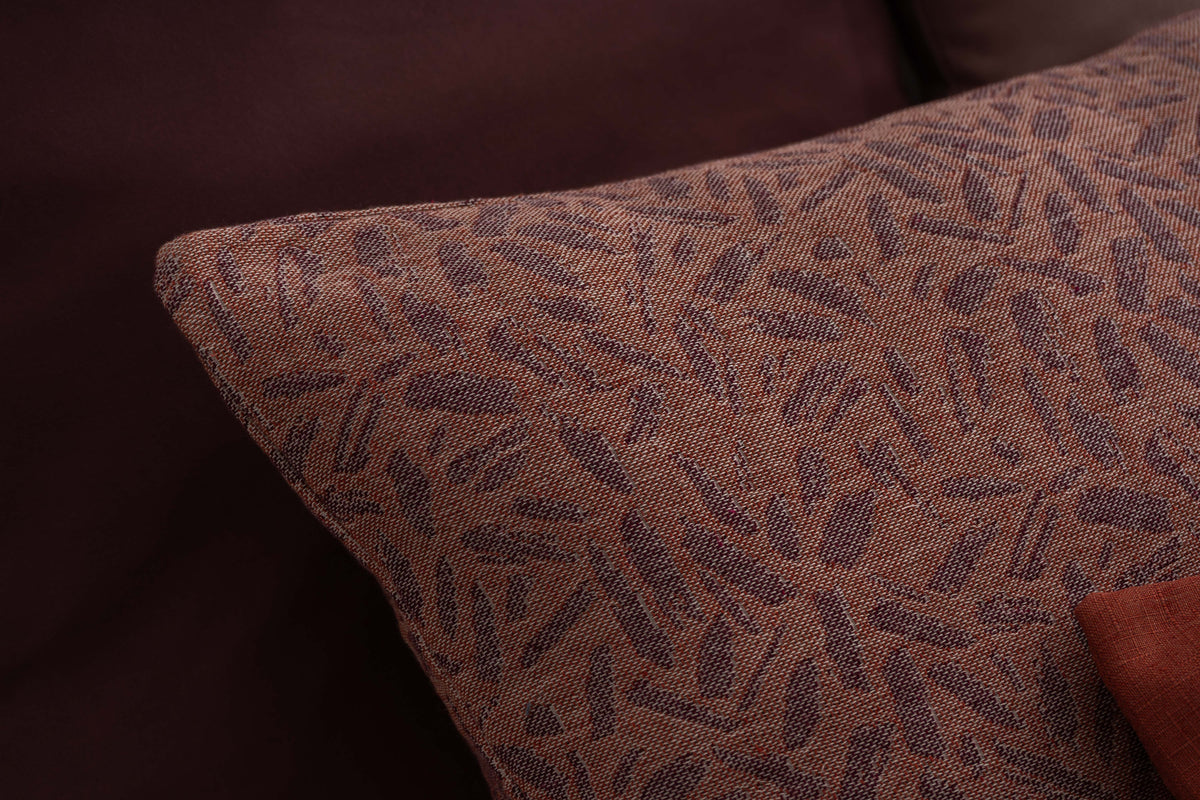 Colcha Jacquard Doren Bordô