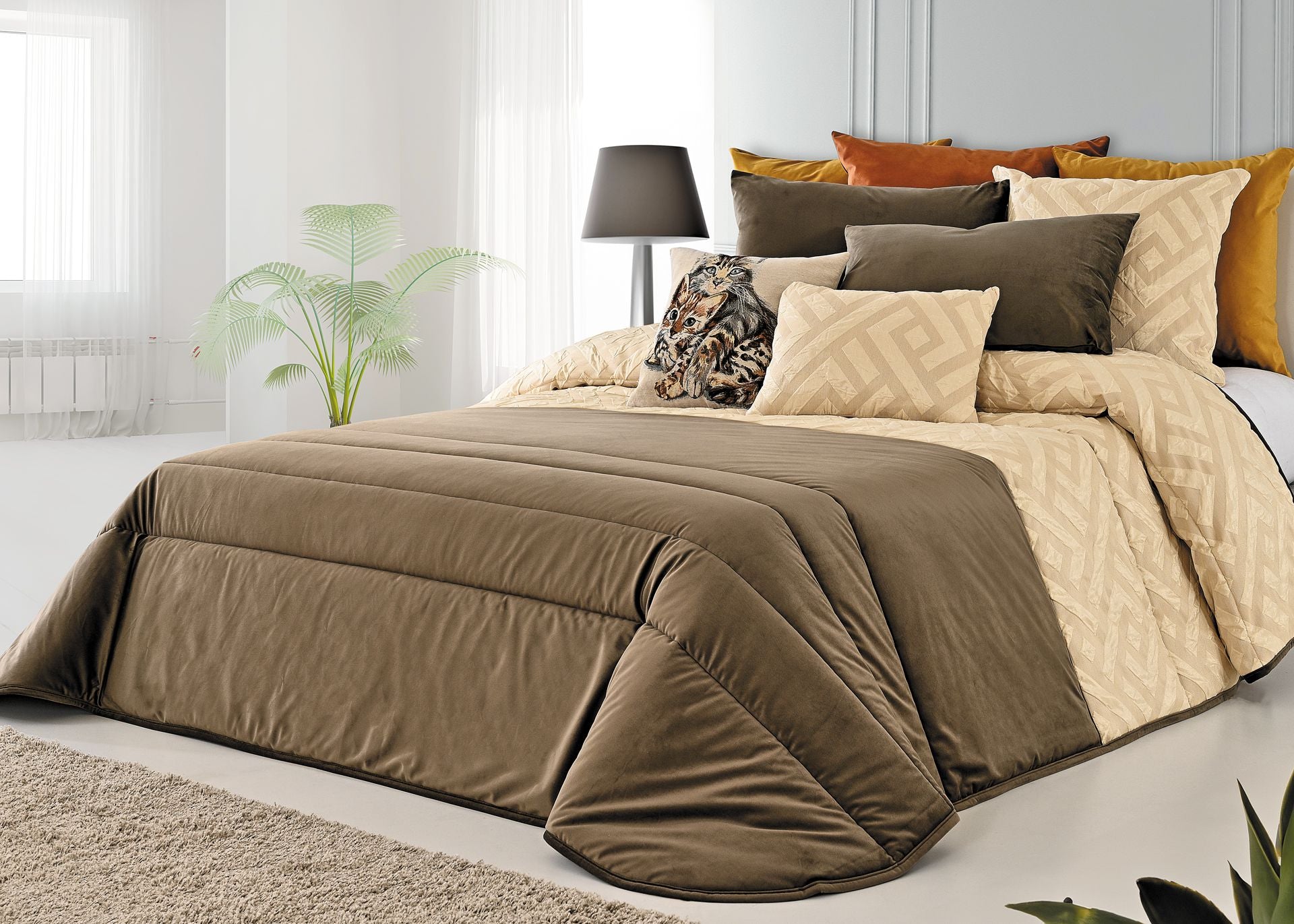 Edredom de Jacquard Terra