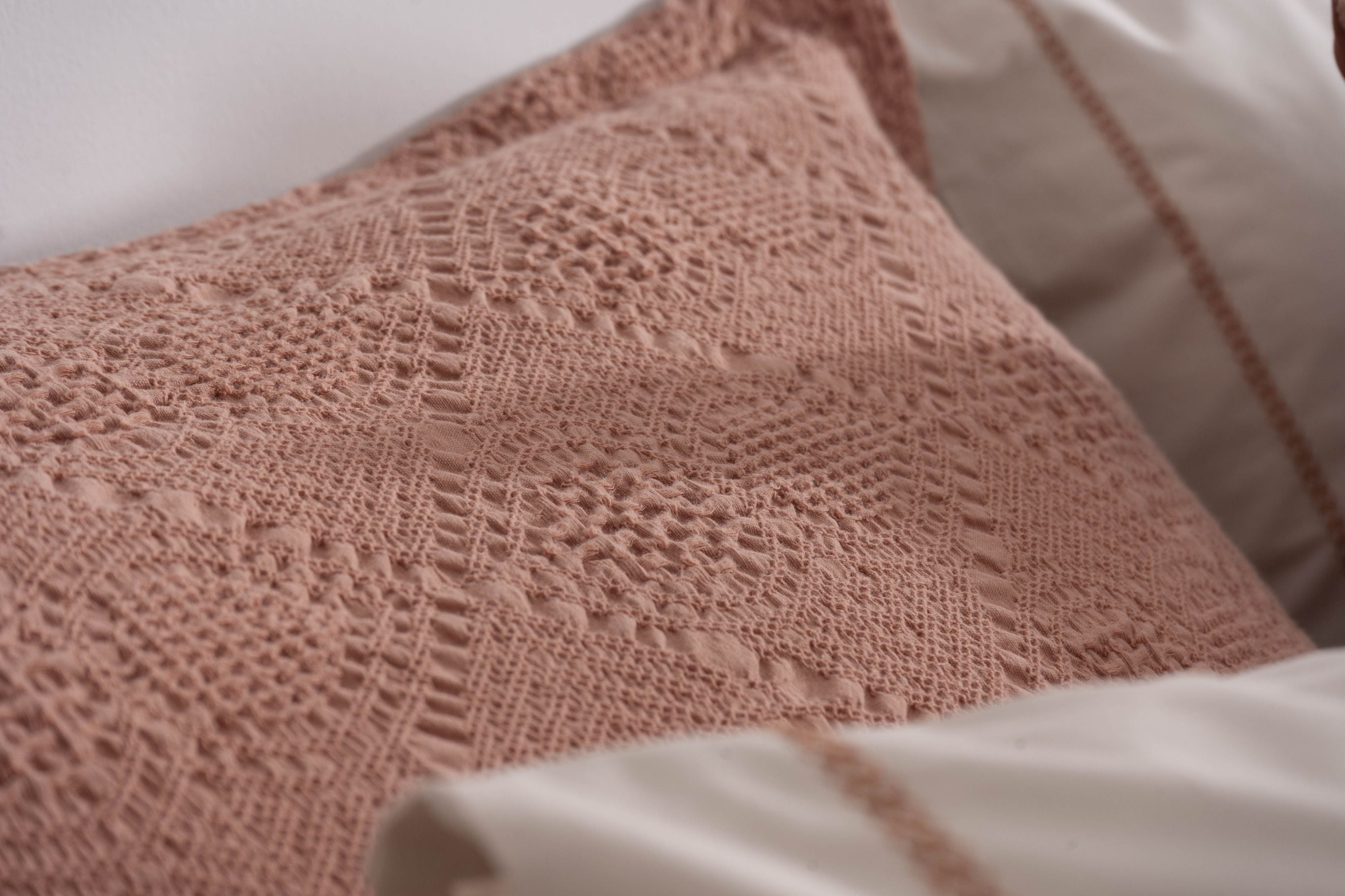 Colcha Frésia - Terracota