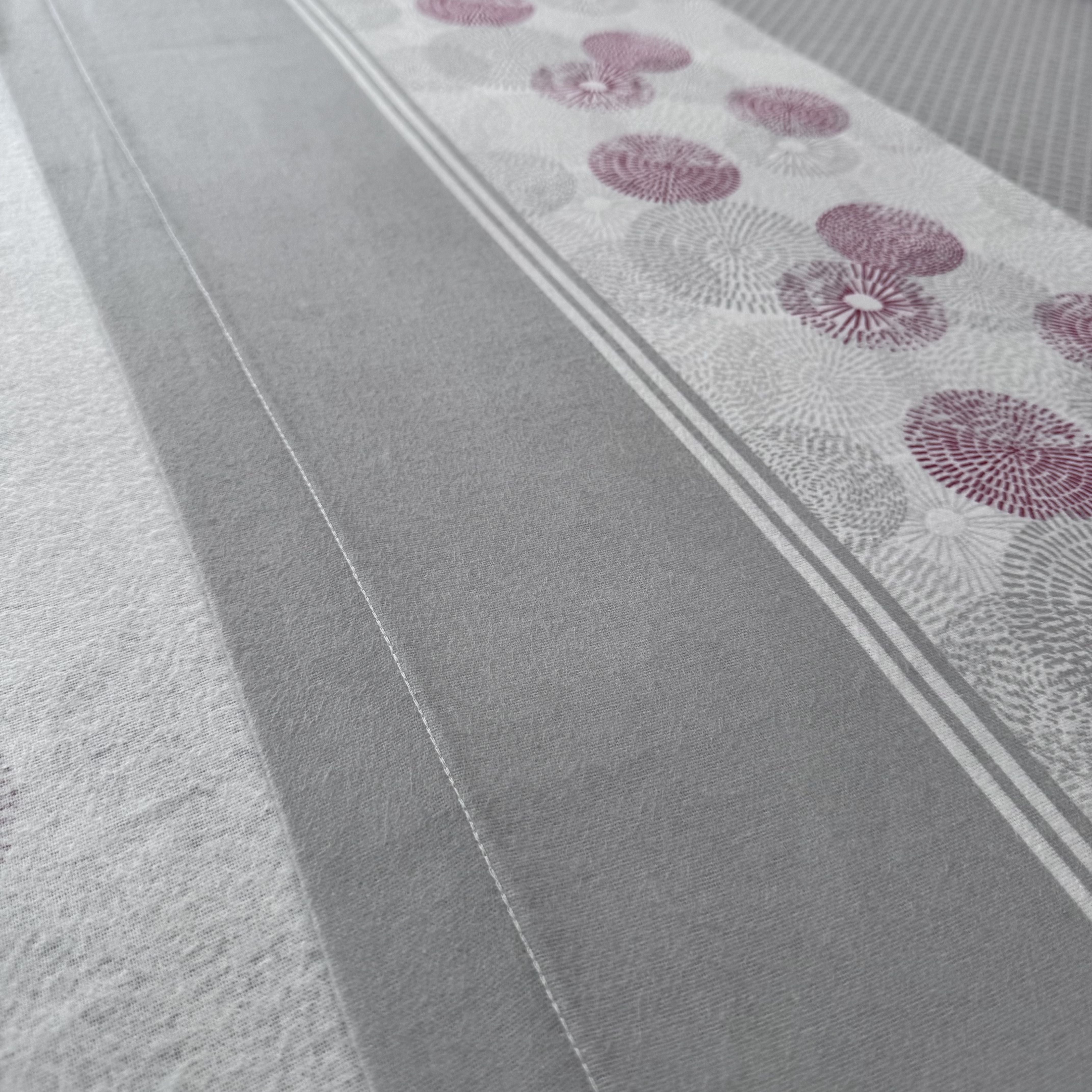 Lençóis de Cama Flanela Bloom Cinza