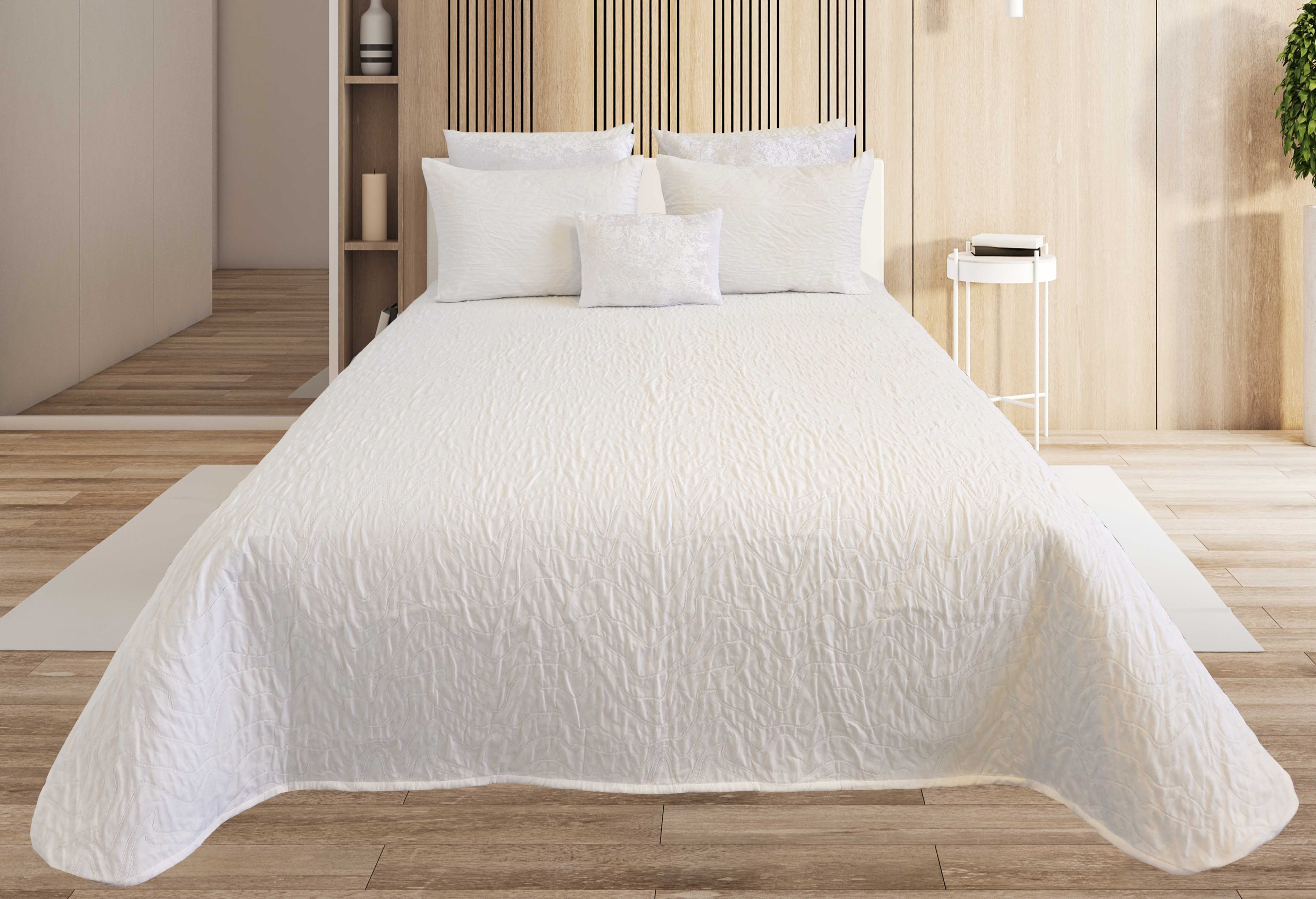 Colcha de Verão Delfim Branco