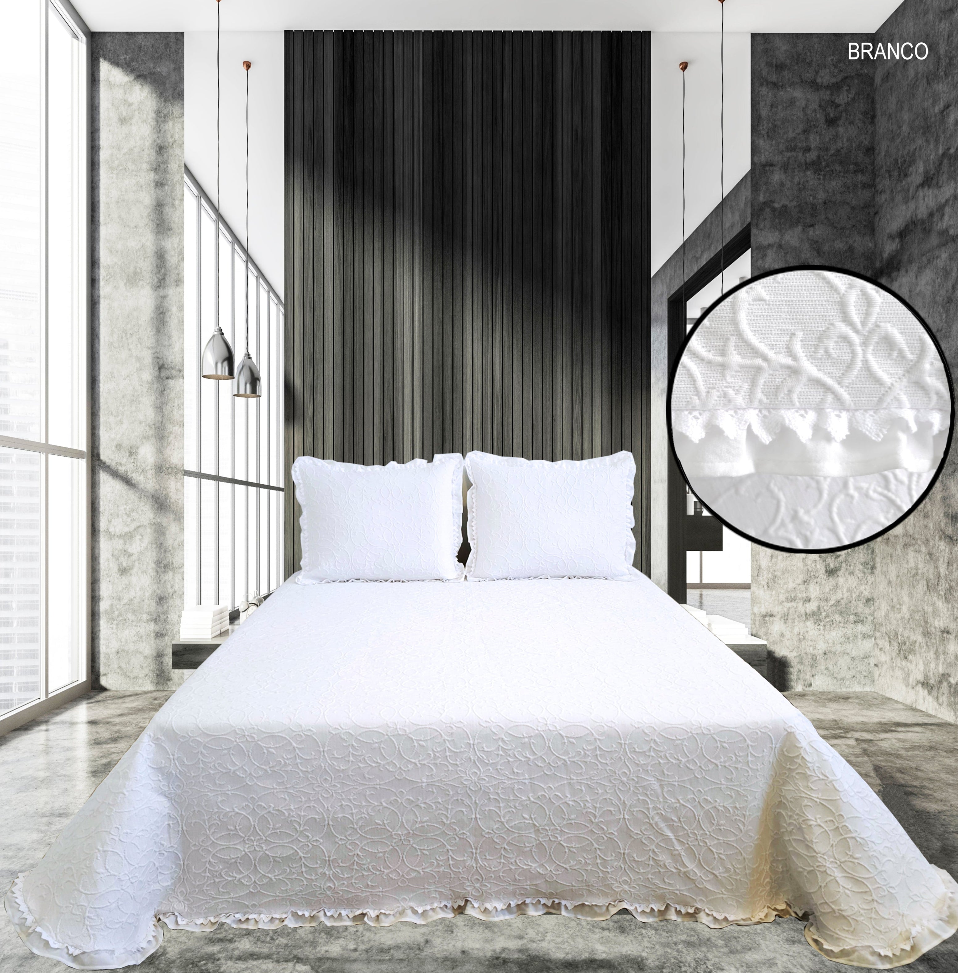 Colcha Sófia - Branca