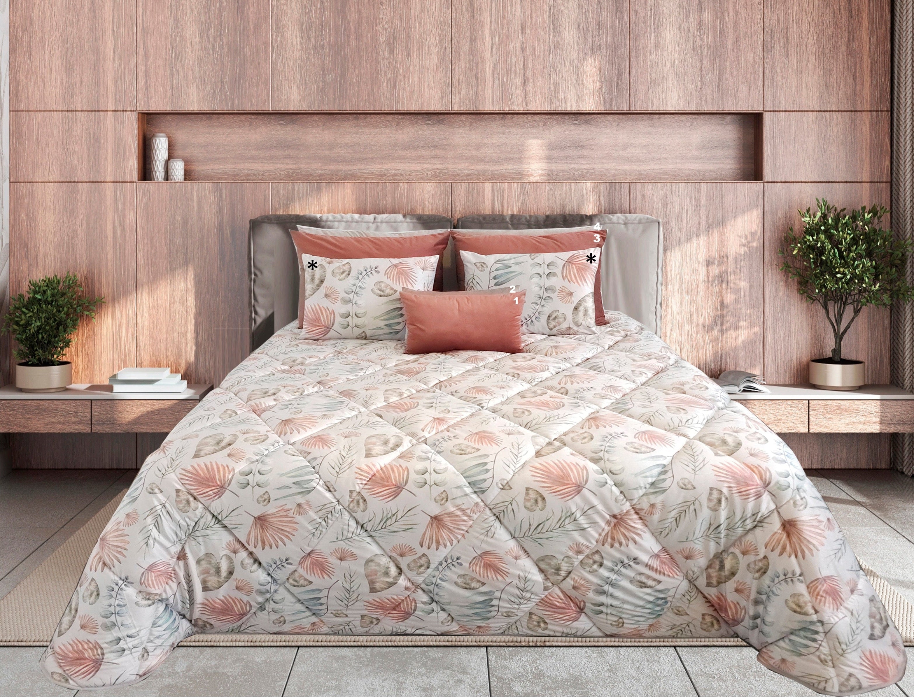 Edredom de Veludo Trópico