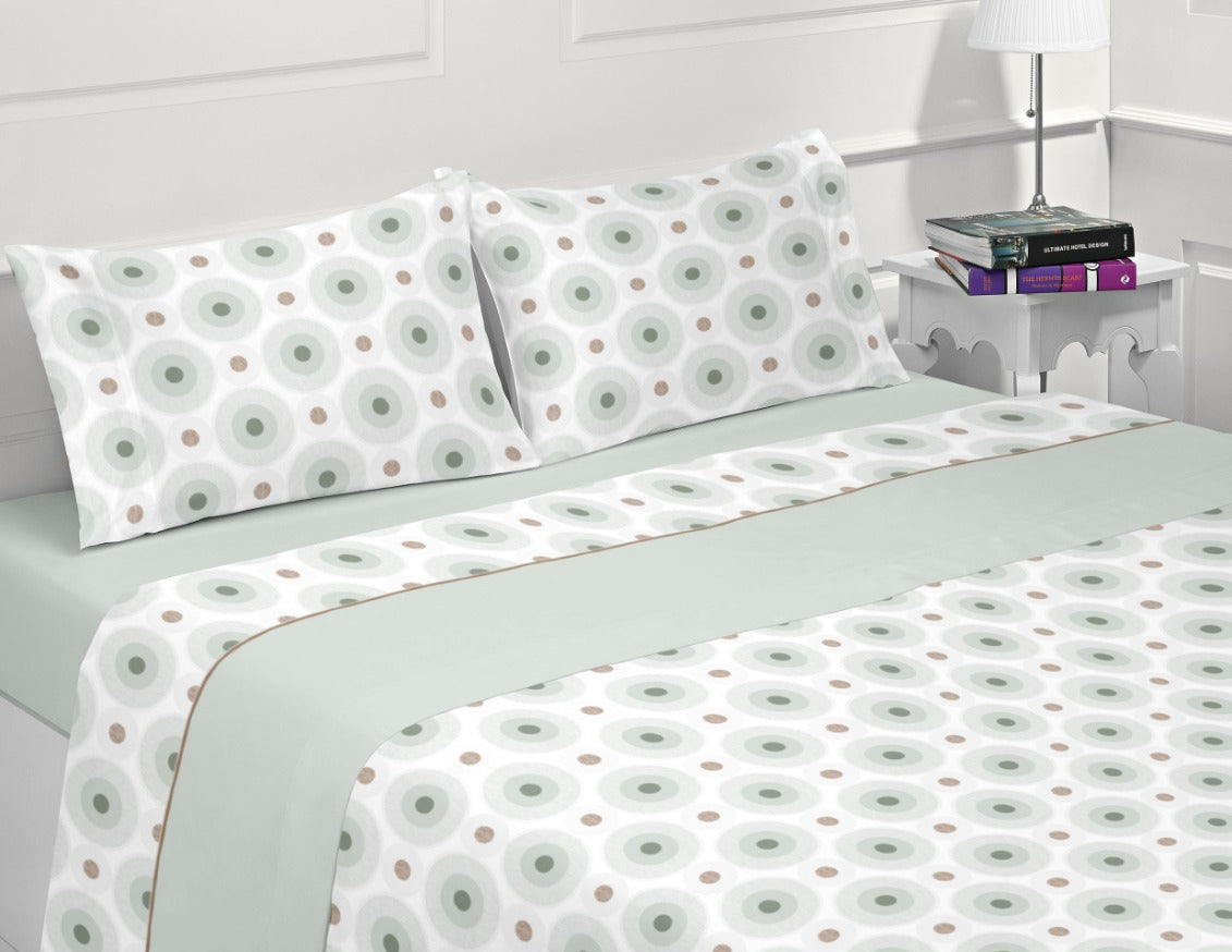 Jogo de Cama de Coralina Tomás Verde