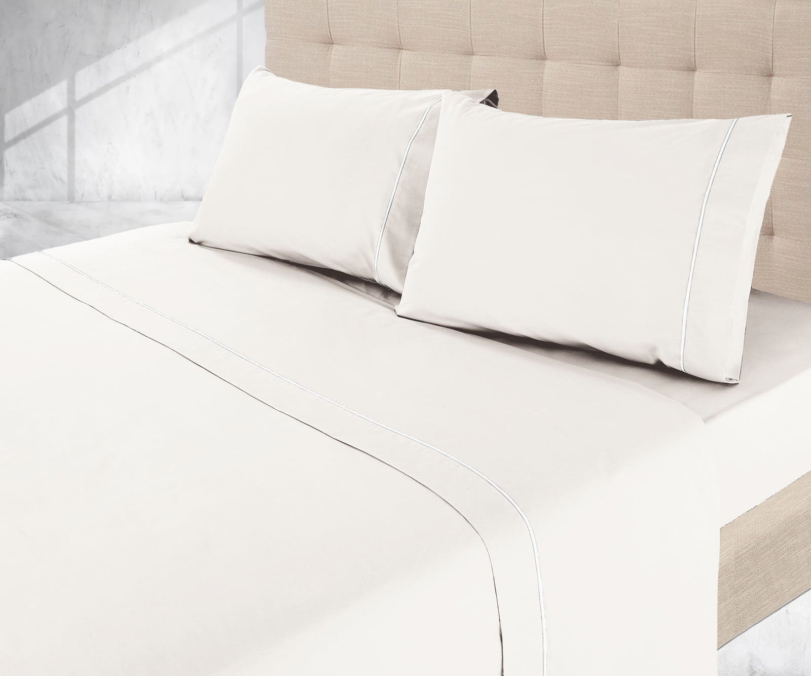 Lençóis de Cama Lisos Pérola