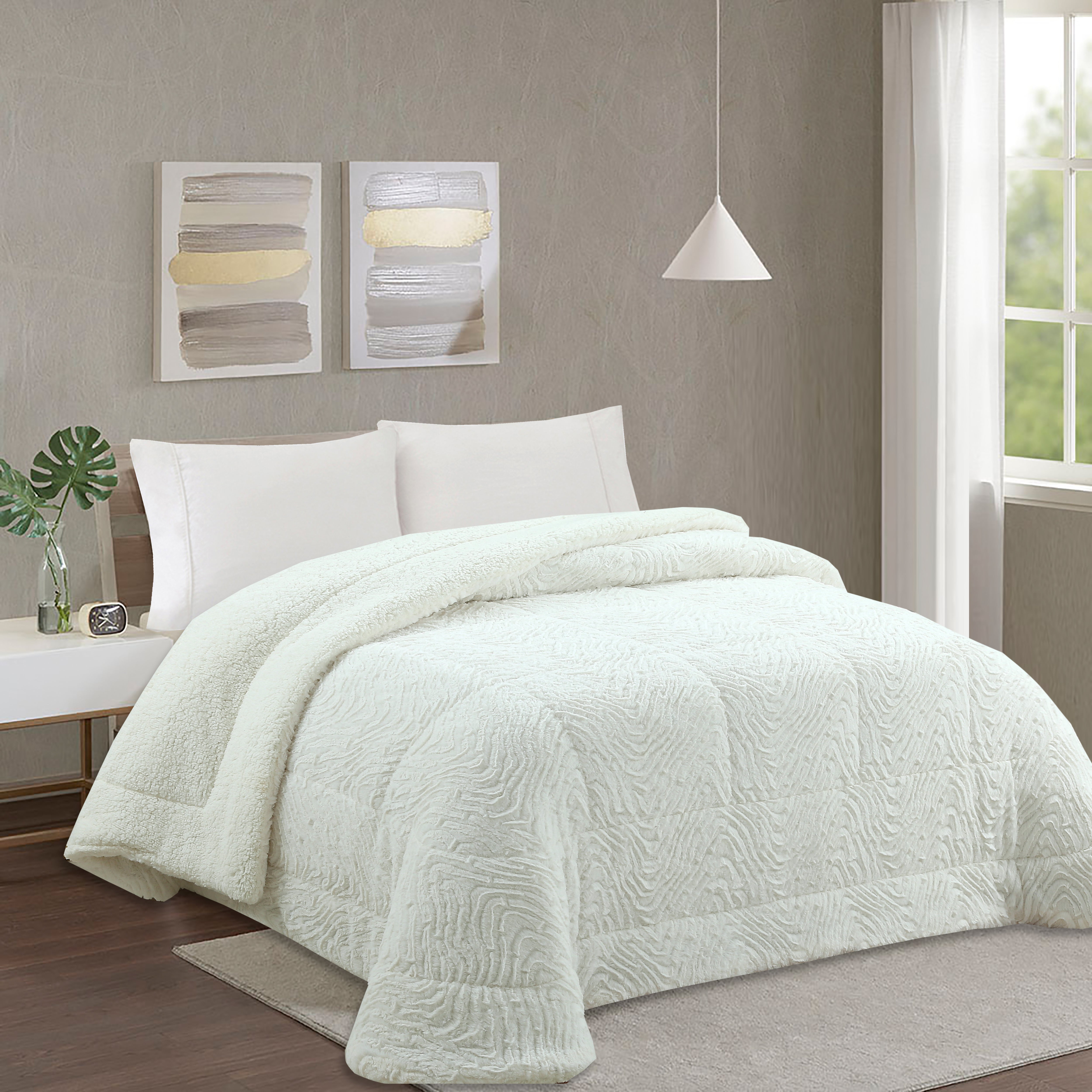 Edredom Pêlo de Borrego Mateus Pérola