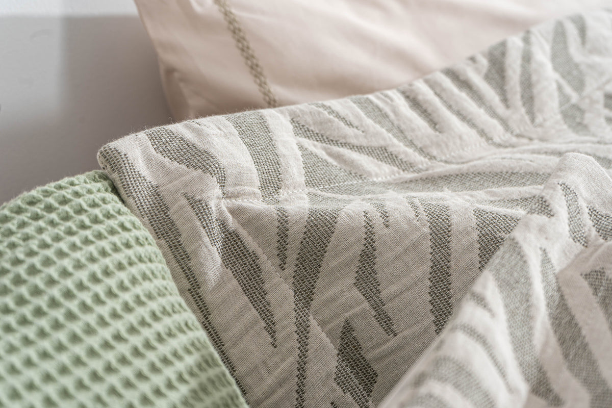 Colcha Jacquard Marco Verde