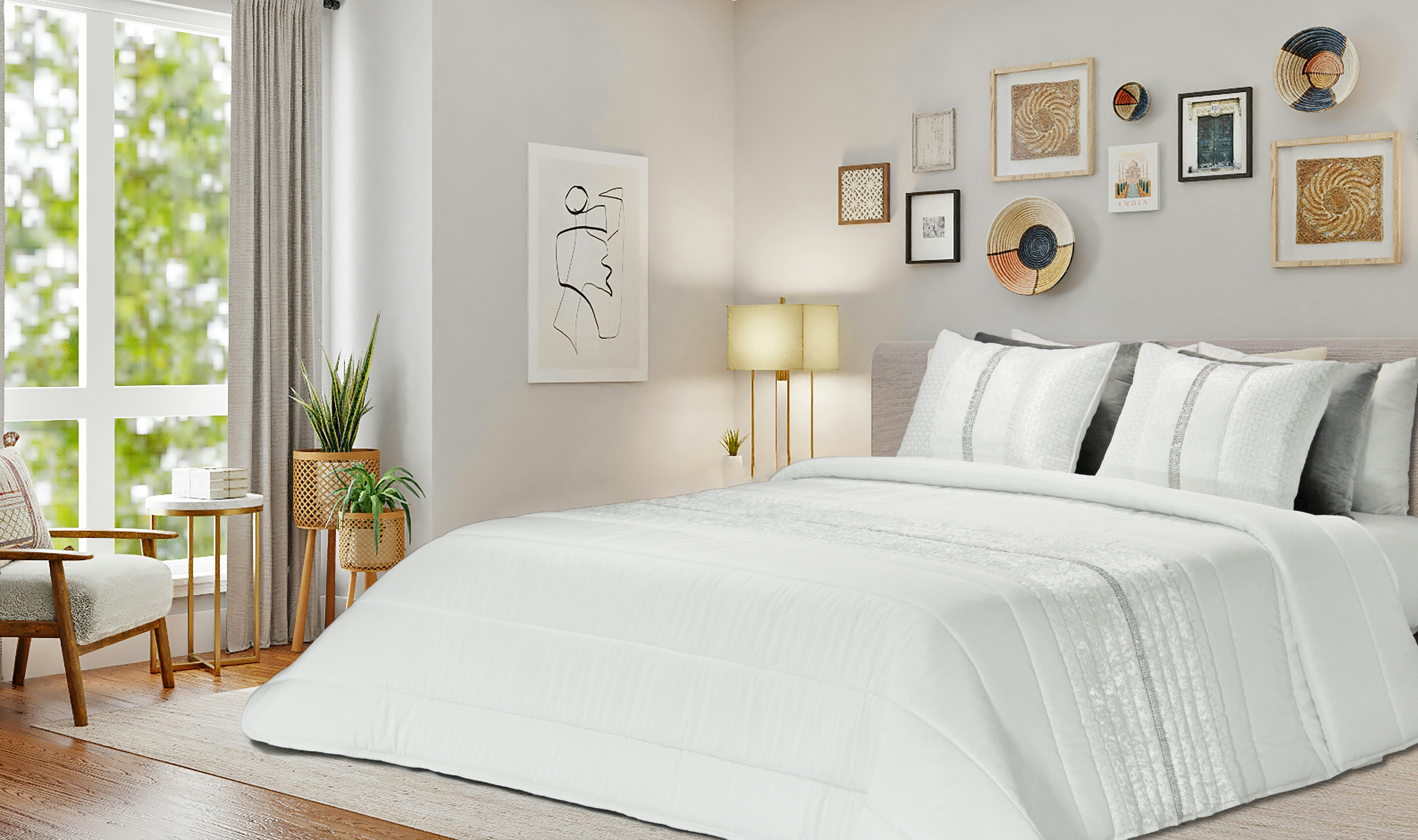 Edredom Nice - Branco