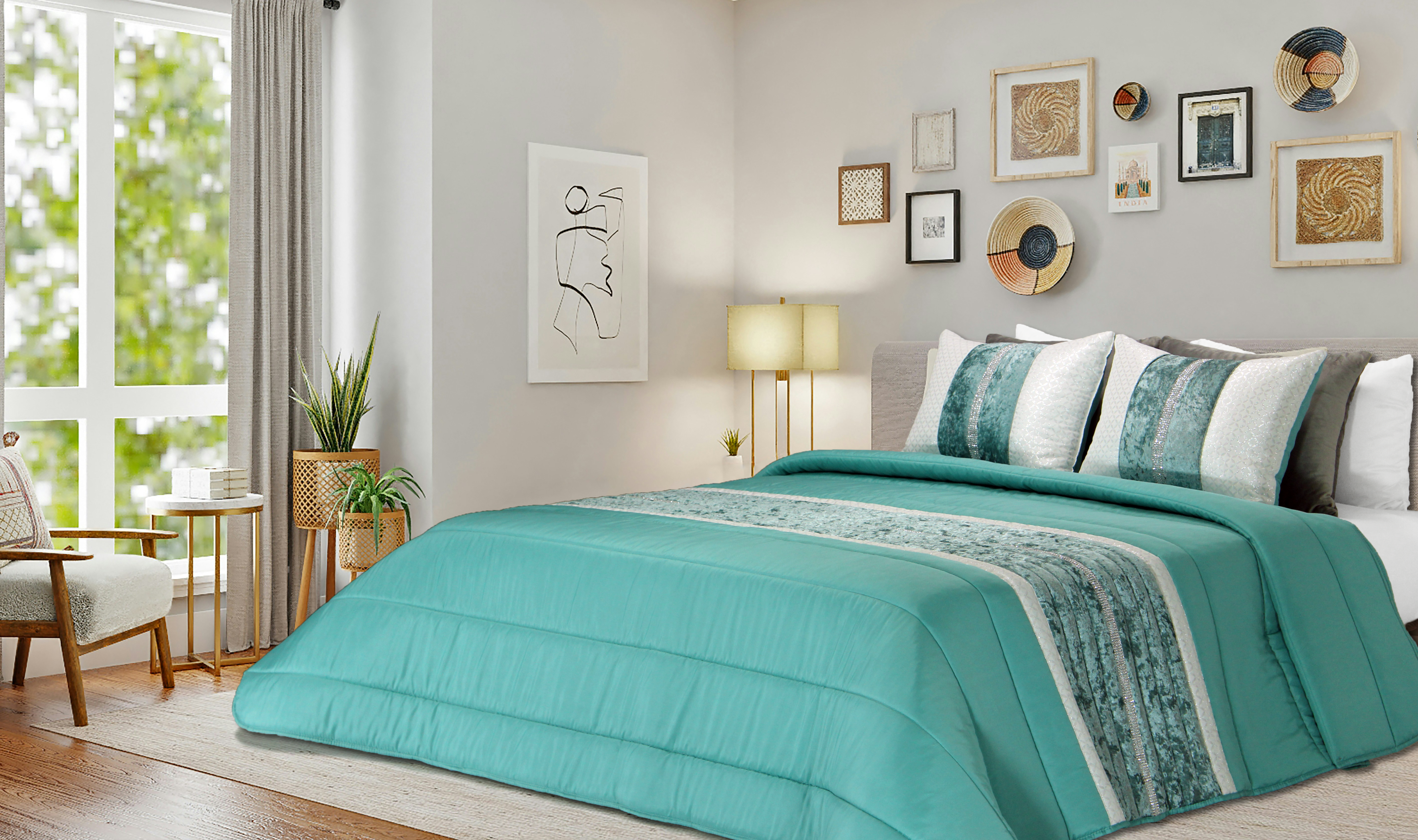 Edredom Nice - Verde