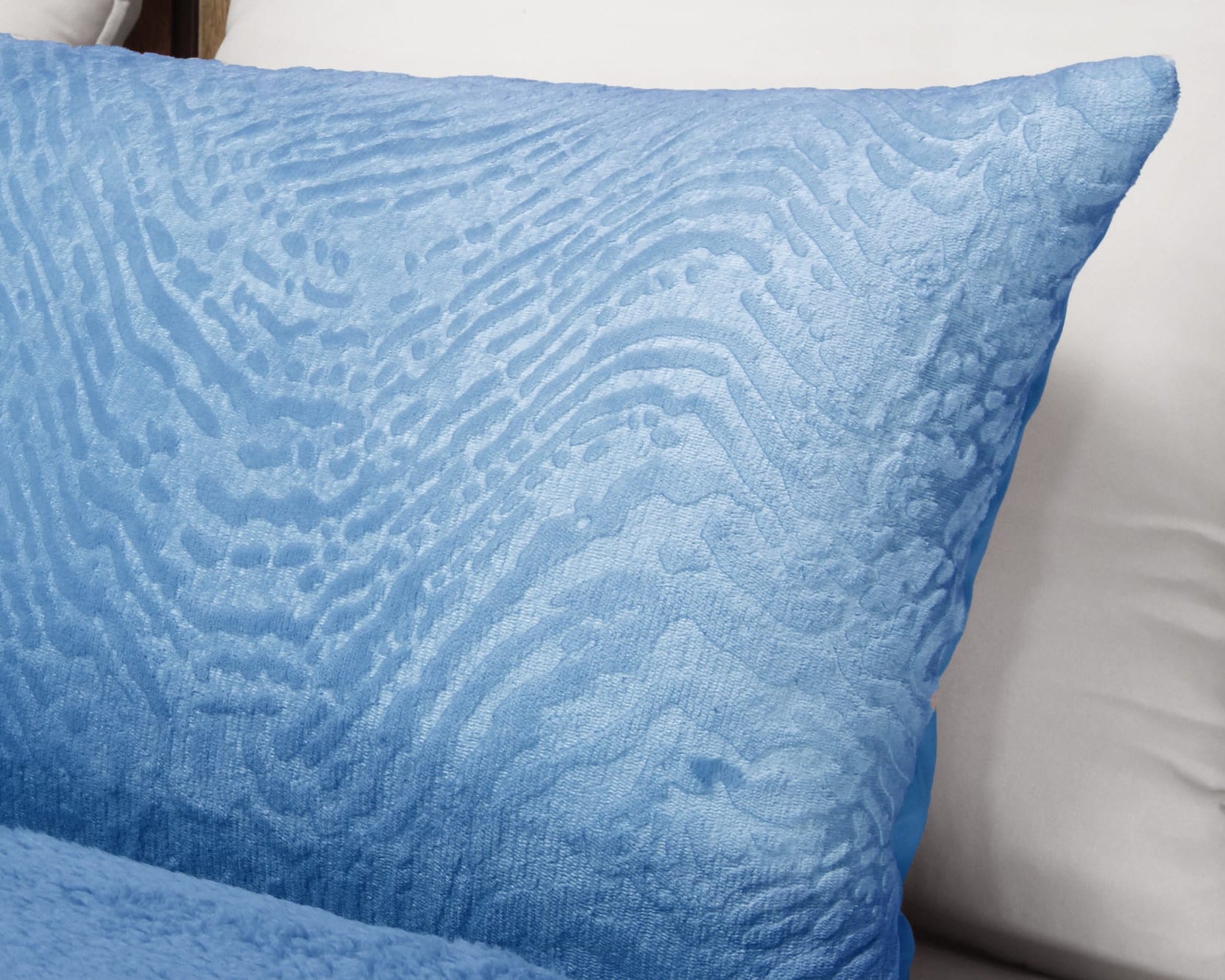 Edredom de Borrego Warm Pérsia Azul