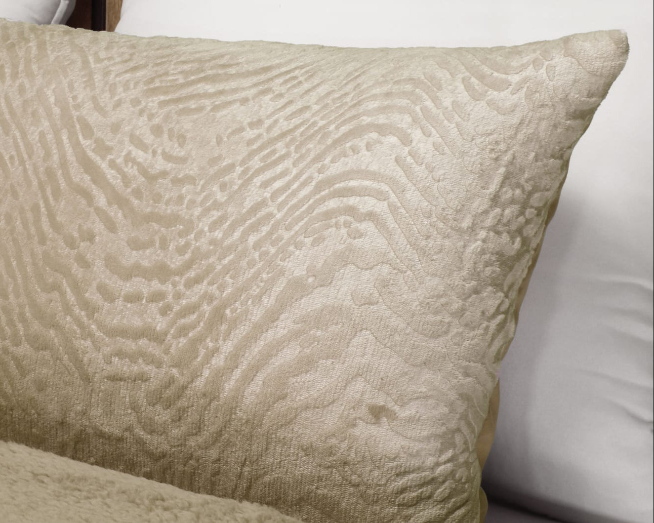 Edredom de Borrego Warm Pérsia Bege