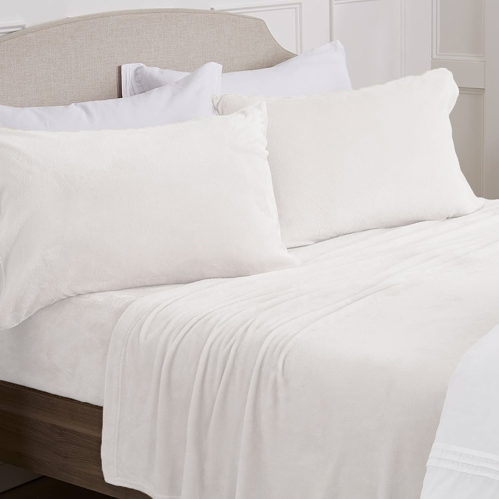 Lençóis de Cama Coralina Lisos Pérola
