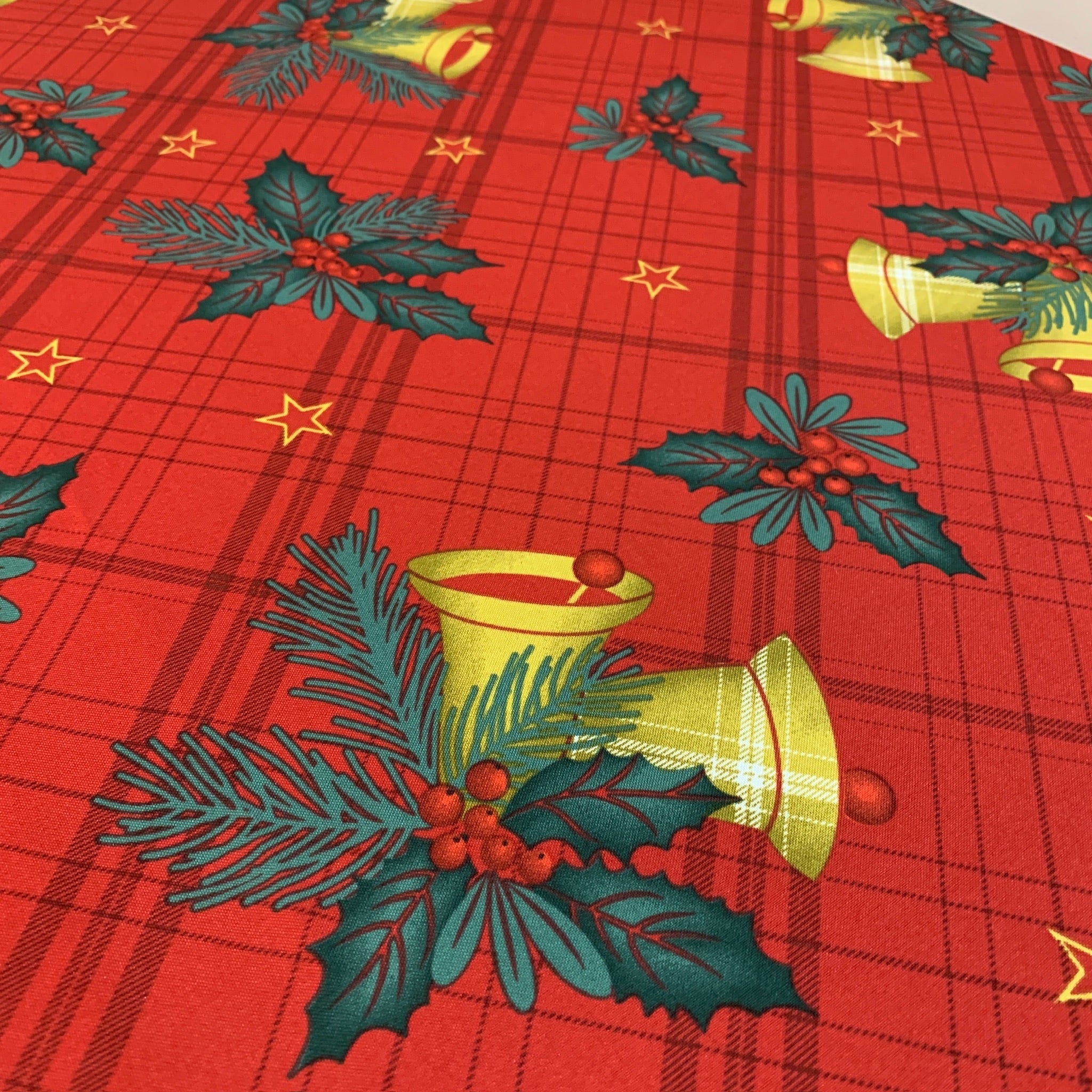 Toalha de Mesa Natal Sinos - Anti Nódoas