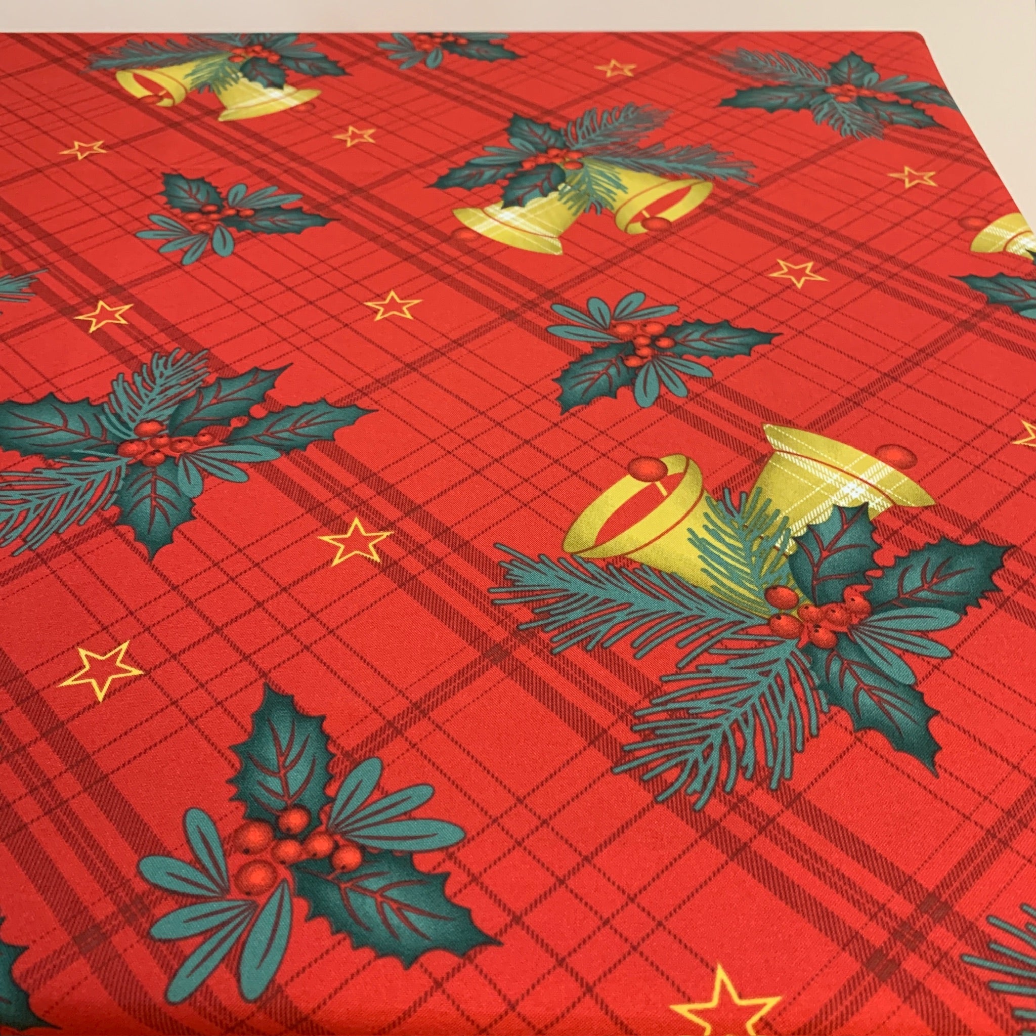 Toalha de Mesa Natal Sinos - Anti Nódoas