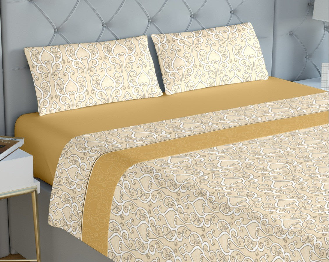 Lençóis de Coralina Frankfurt Dourado