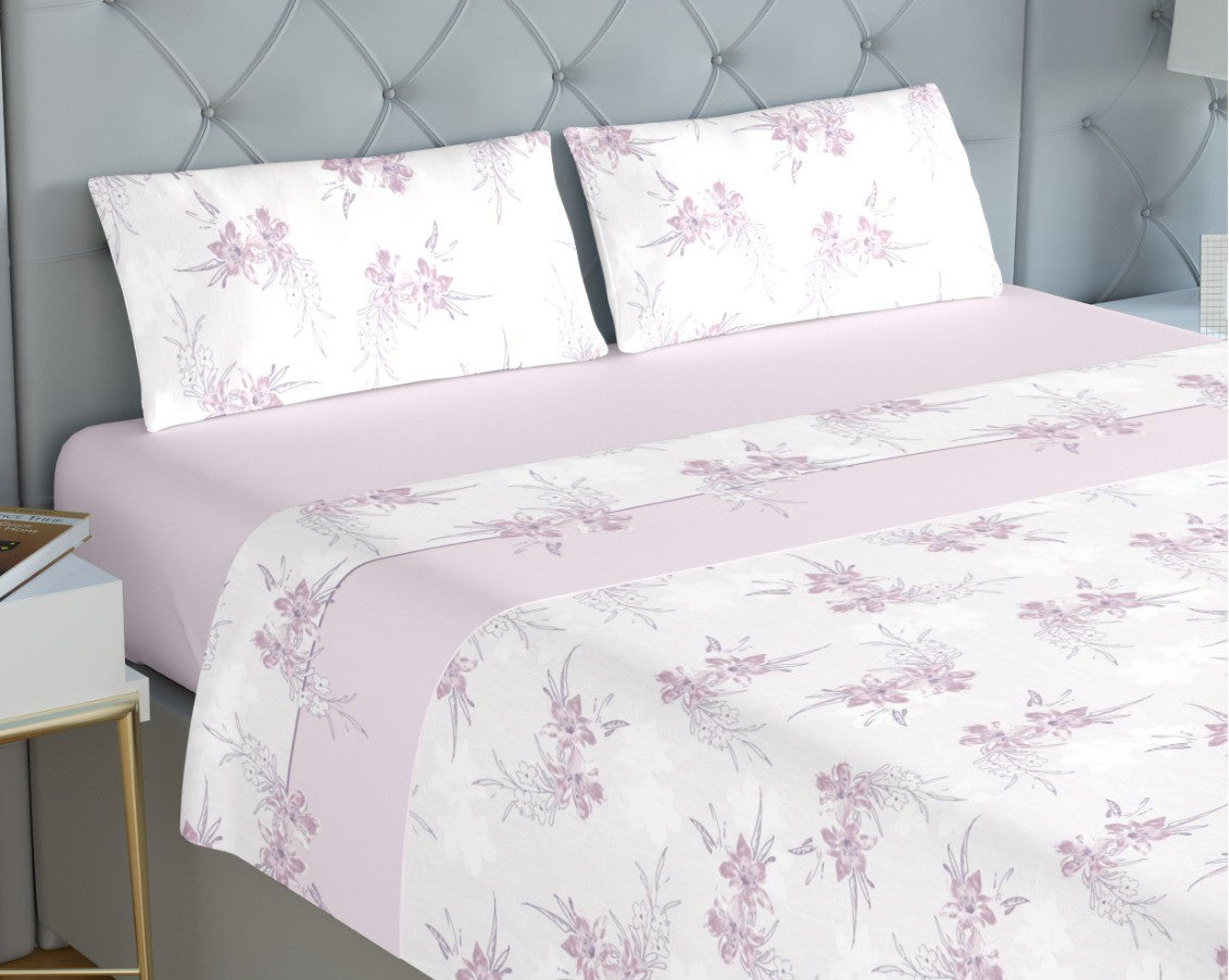 Lençóis de Coralina Lugano Rosa