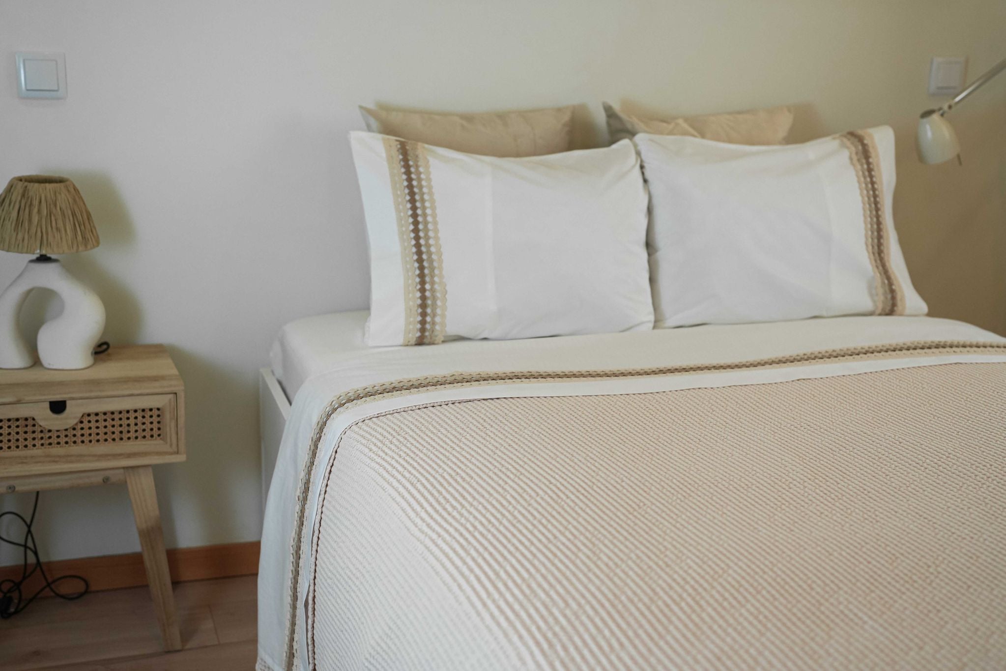 Lençóis Bordados Percal 200 Fios