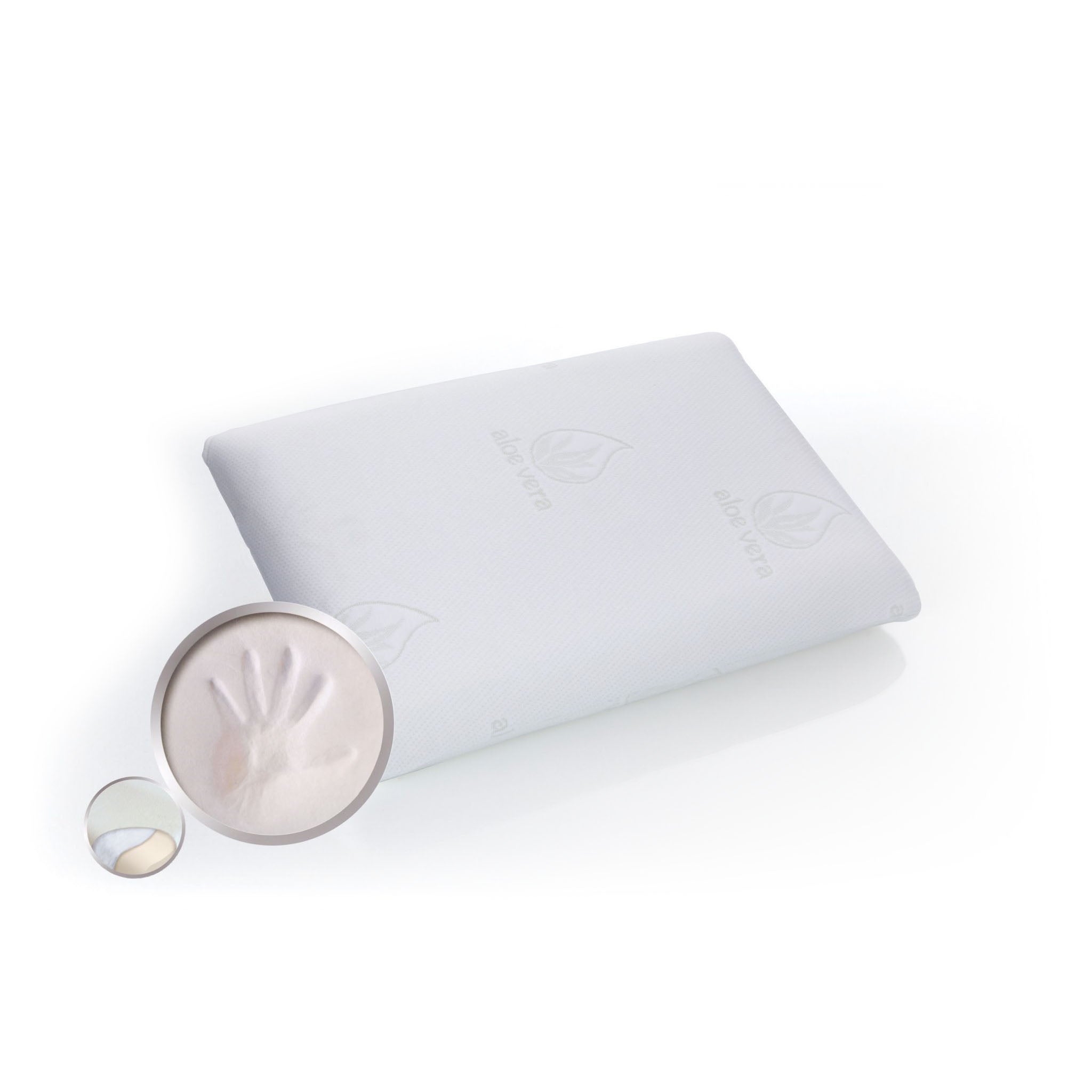 Almofada Viscoelástica Aloe Vera