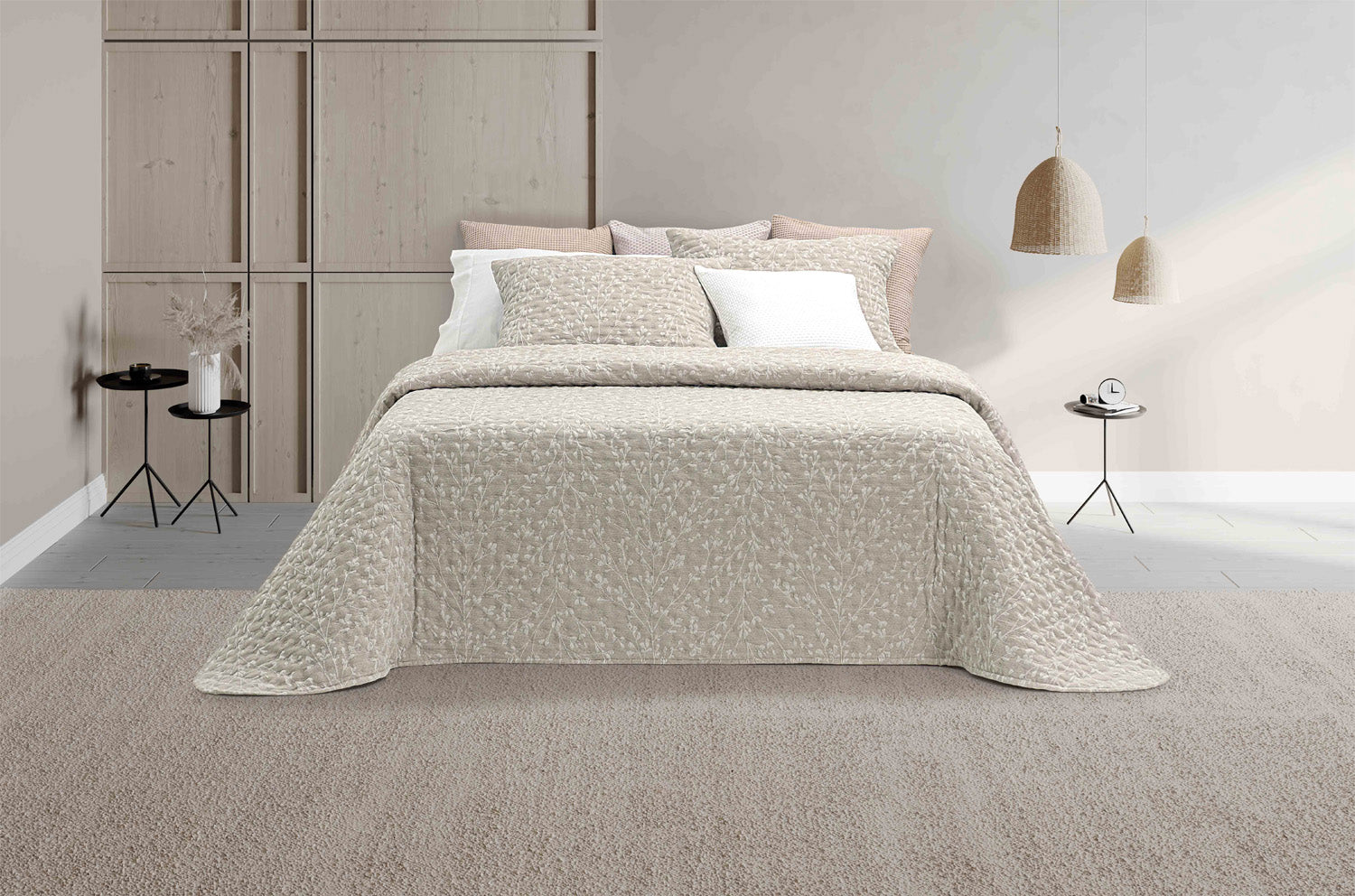 Colcha Jacquard Amoreira Linho