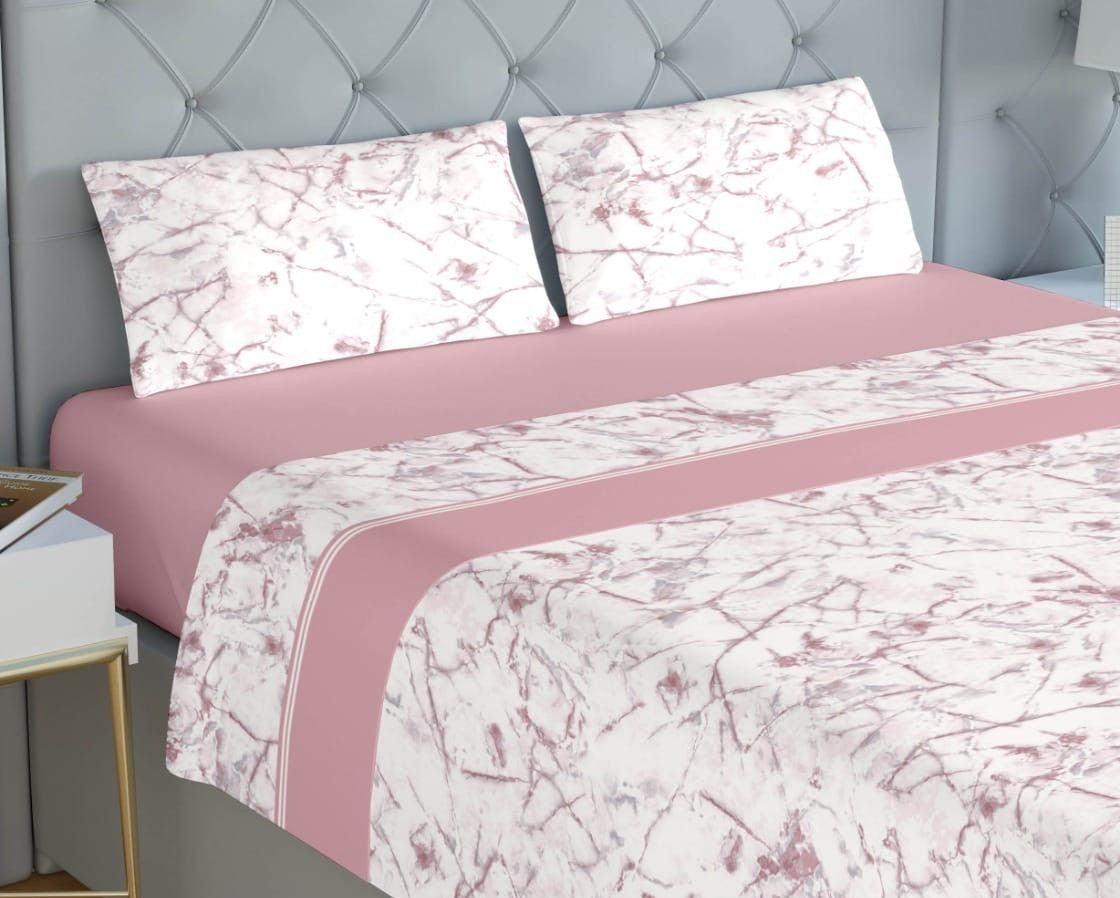Lençóis de Coralina Udine Rosa