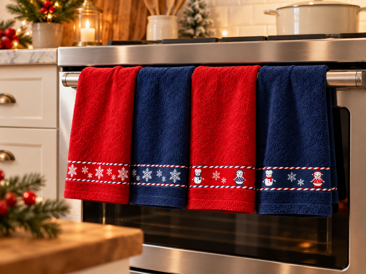Panos de Cozinha de Natal Bonecos