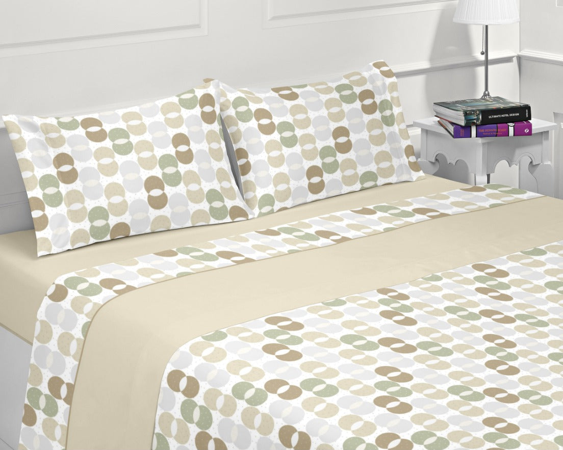 Jogo de Cama de Coralina Javier Bege