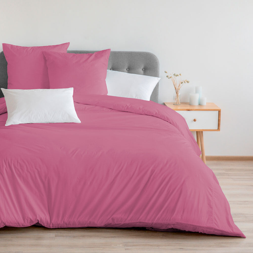 Capa de Edredom Rosa Fúcsia + Fronhas