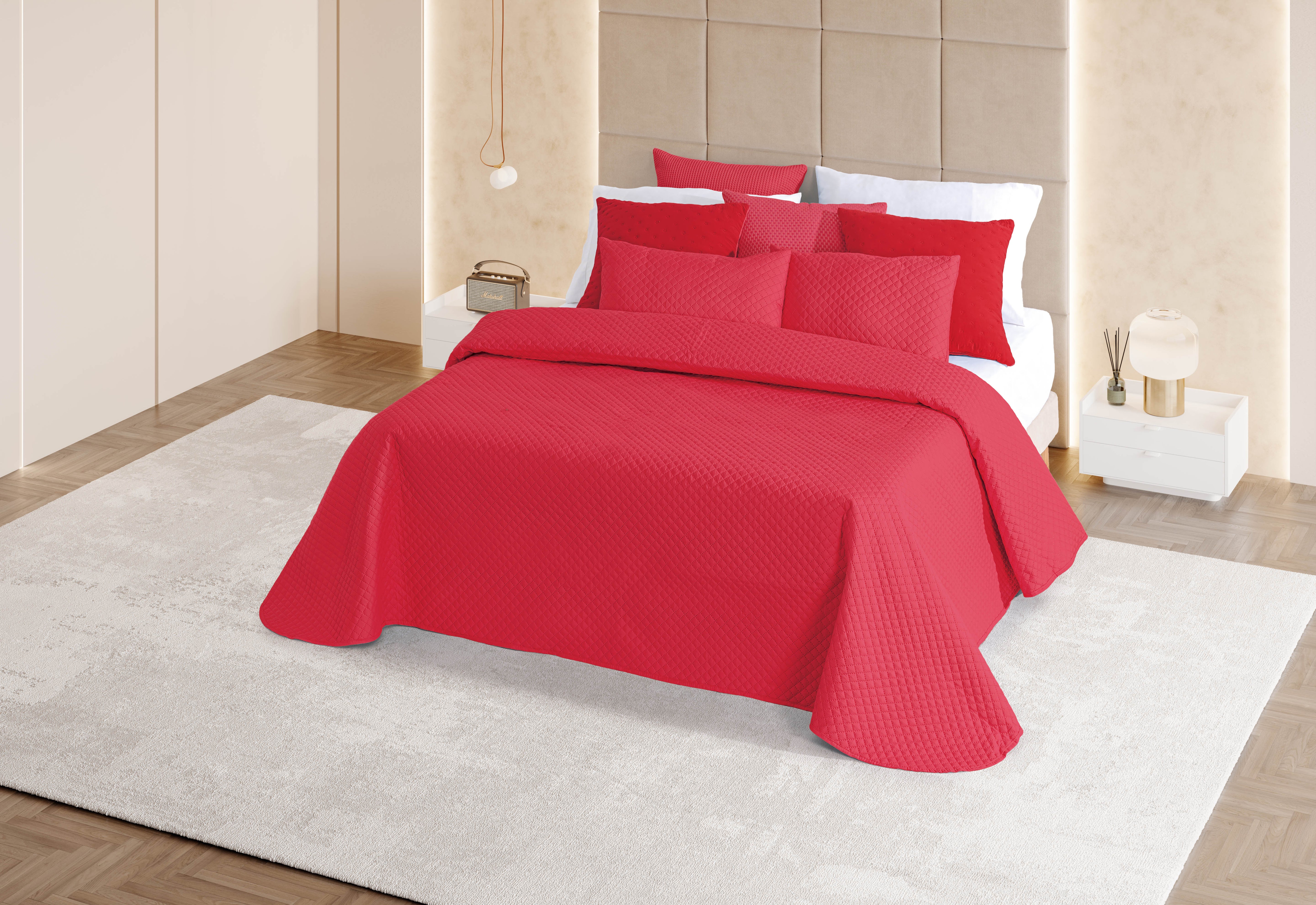 Colcha Troia 2 Vermelho