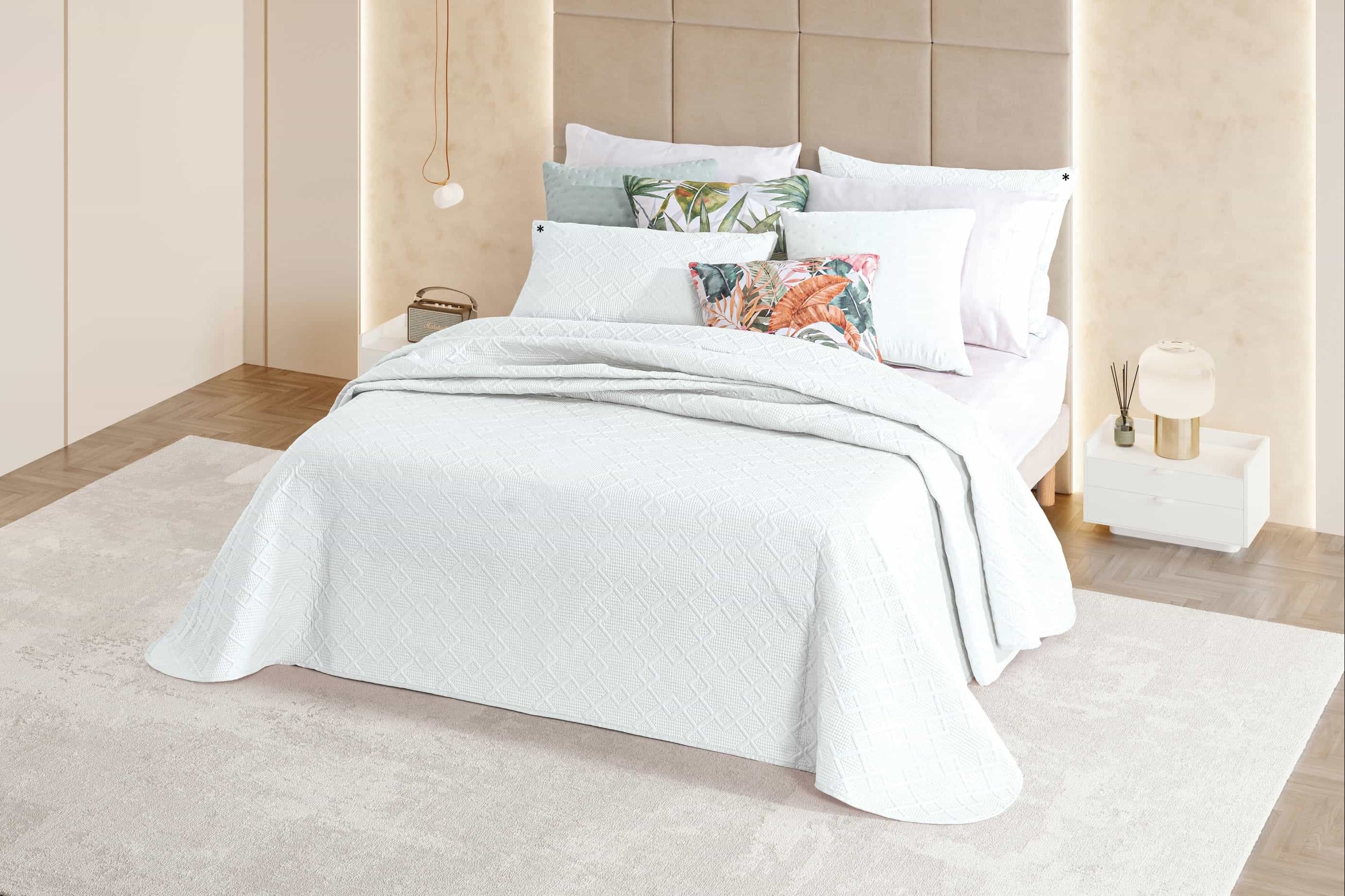 Colcha Troia 5 Branco