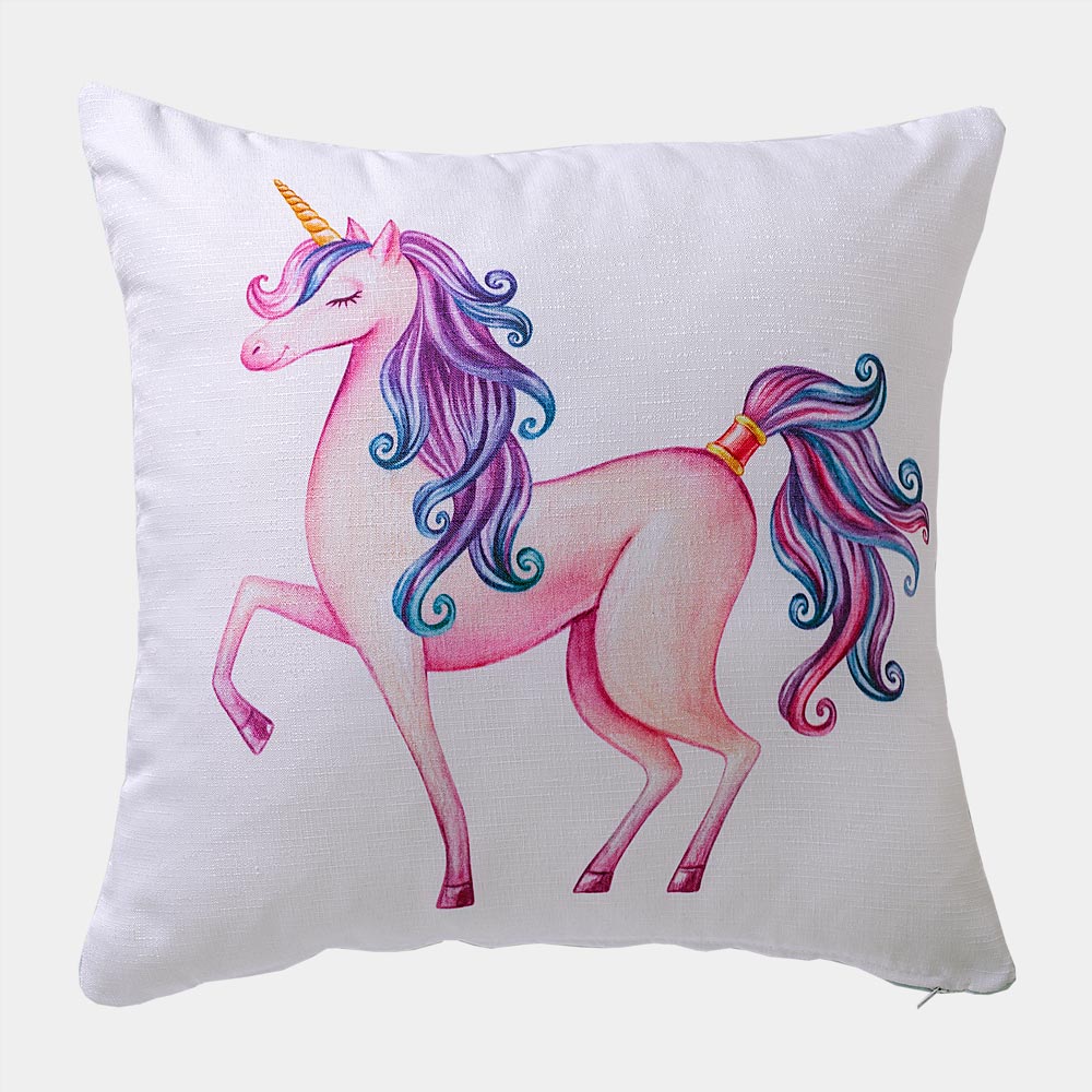 Almofada Decorativa Unicornio Dupla Face