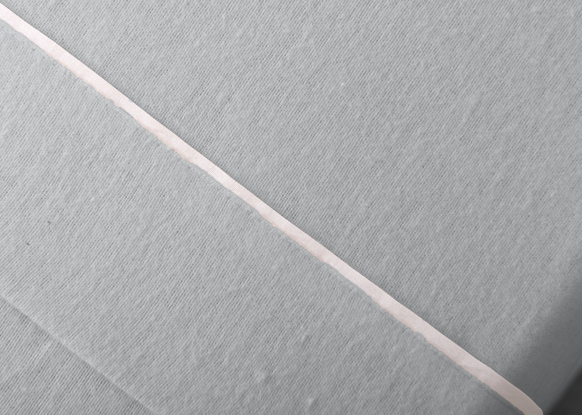 Jogo de Lençóis de Flanela Lisa Cinza