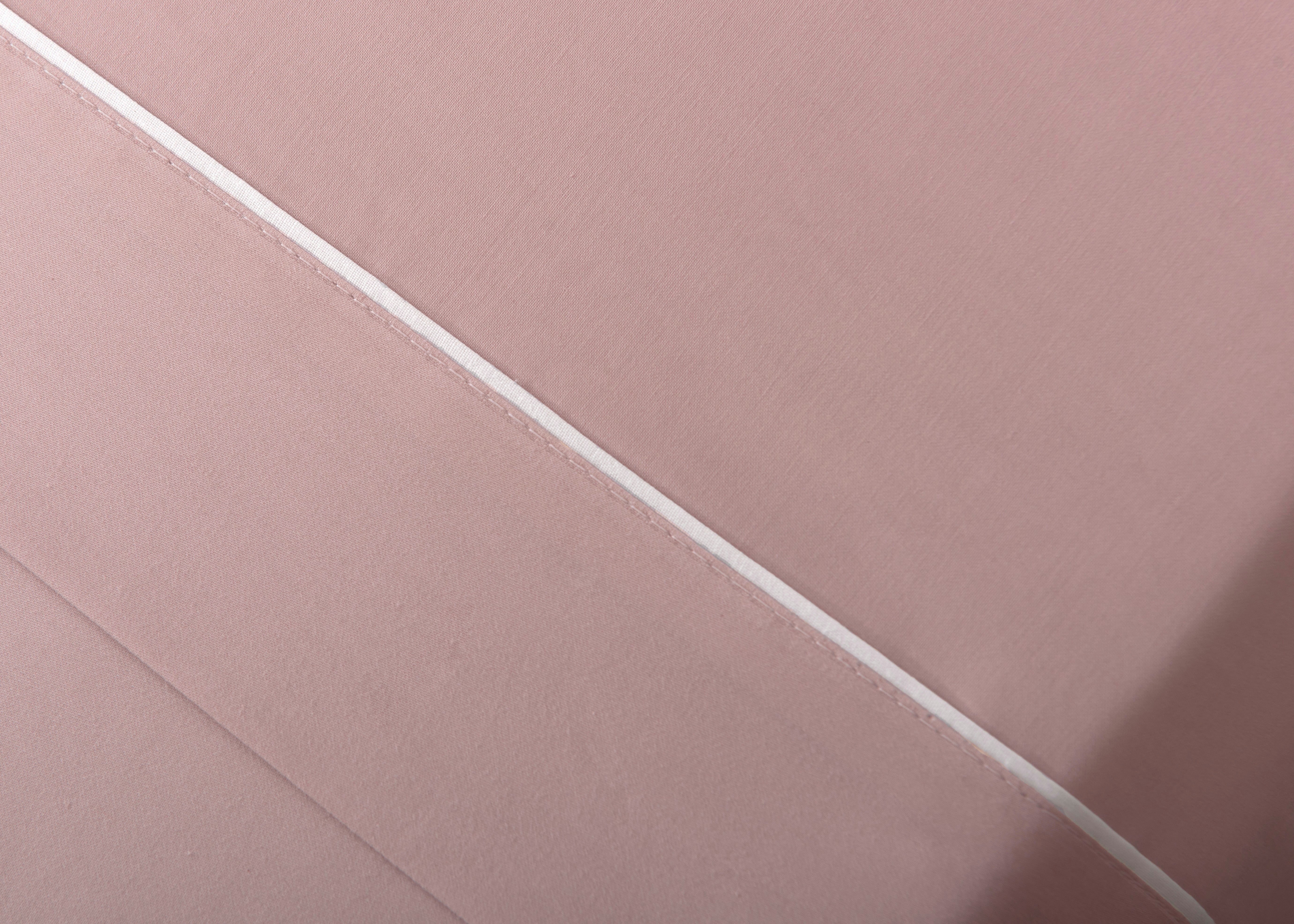 Jogo de Lençóis de Cama Algodão Percal 400 Fios Rosa Pêssego