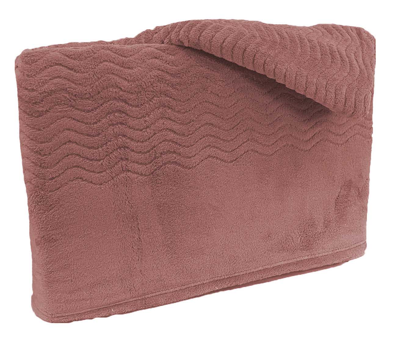 Lençóis de Cama Coralina Lisos ZigZag Rosa