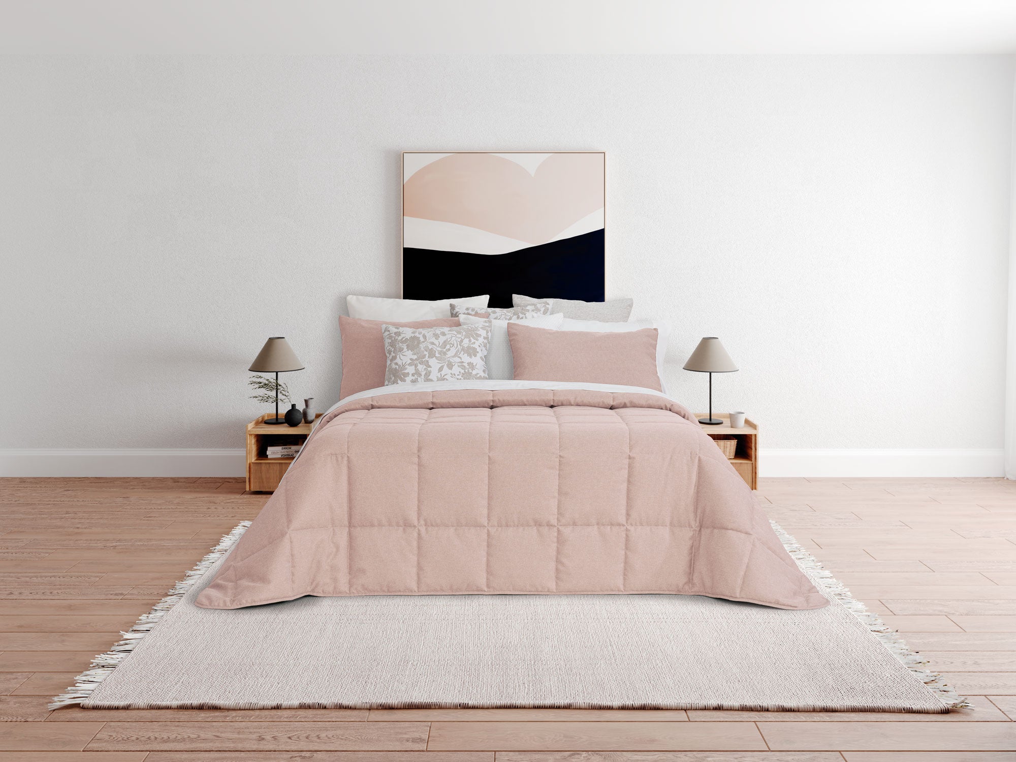 Colcha Cloud Rosa