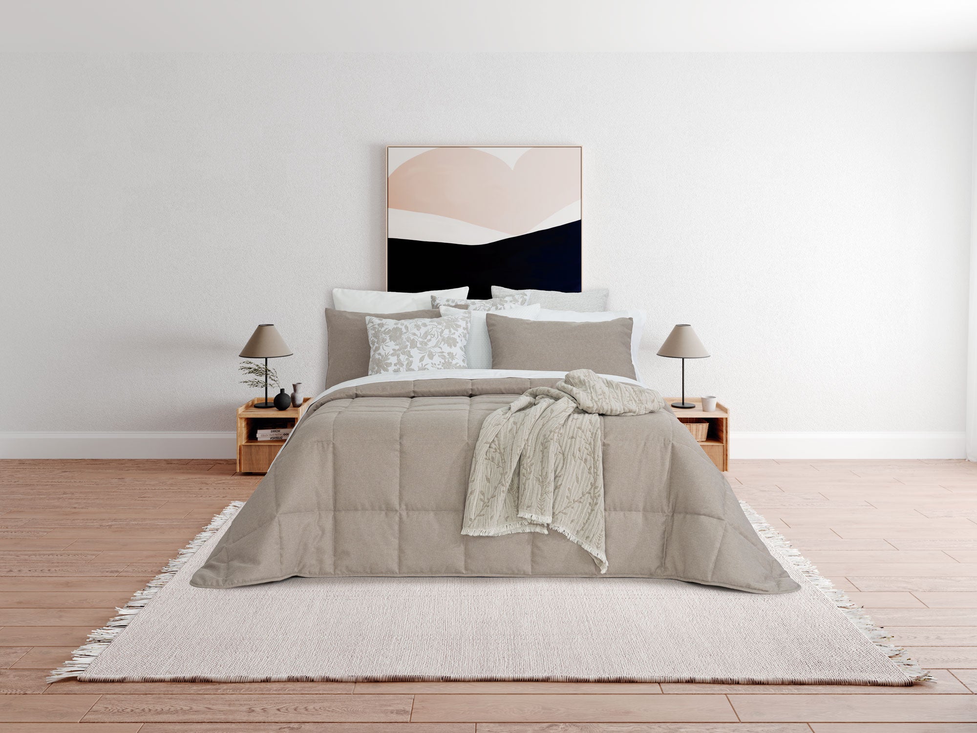 Colcha Cloud Taupe