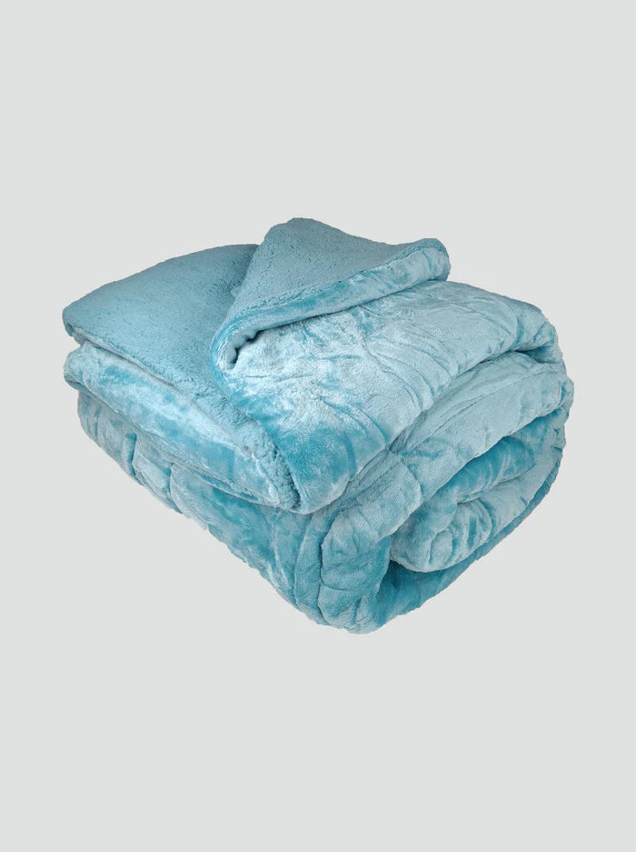 Edredom Pelo de Borrego Super Soft Aqua